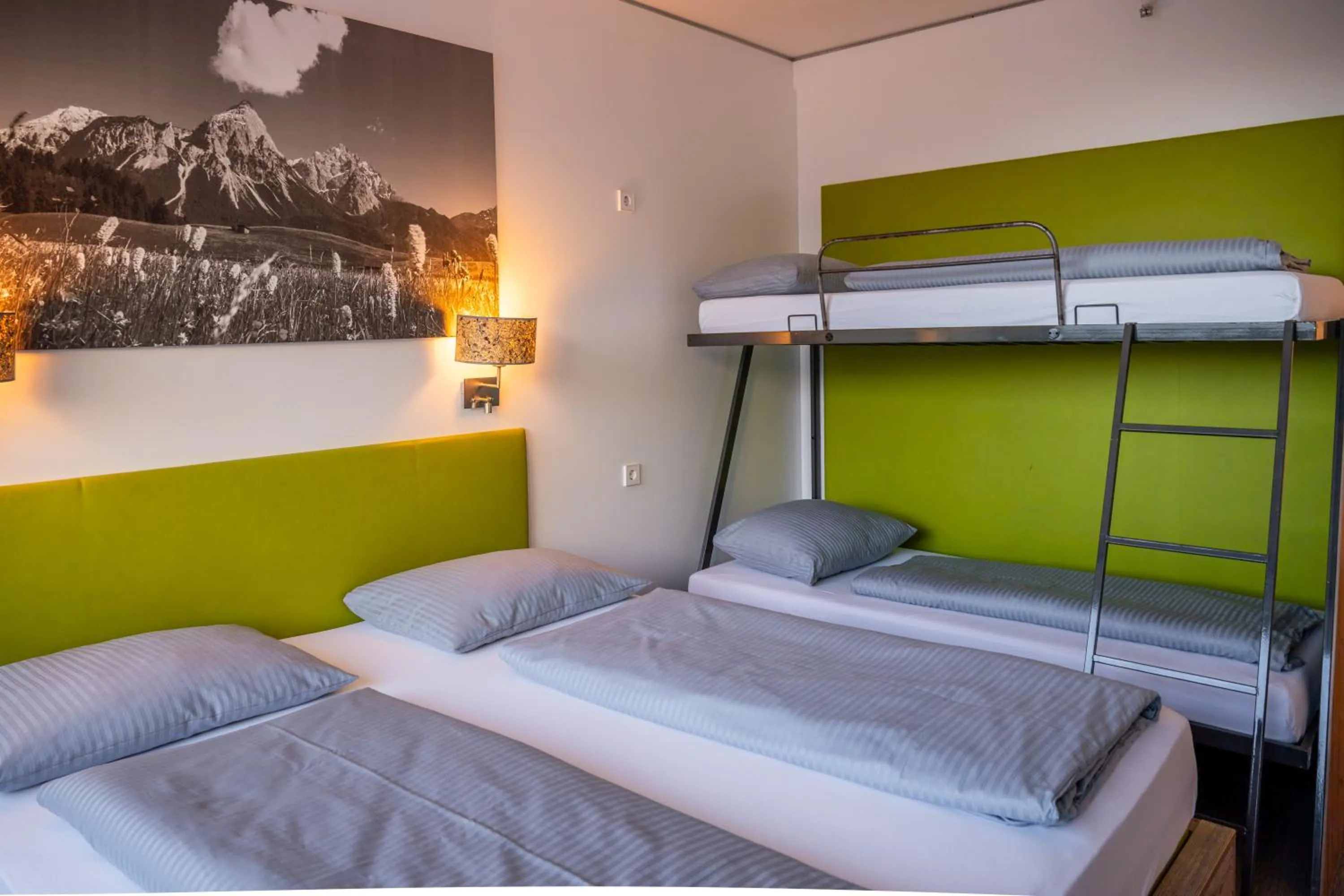 Bed in DORMERO BeHo Zugspitze