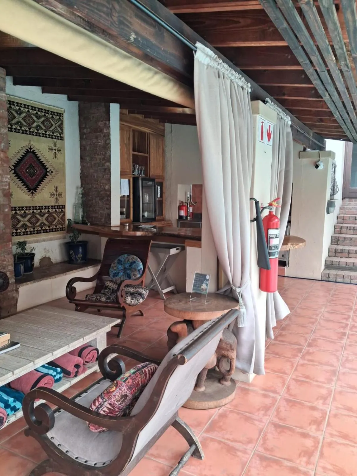Seating area in Bohemian Guesthouse - Pretoria