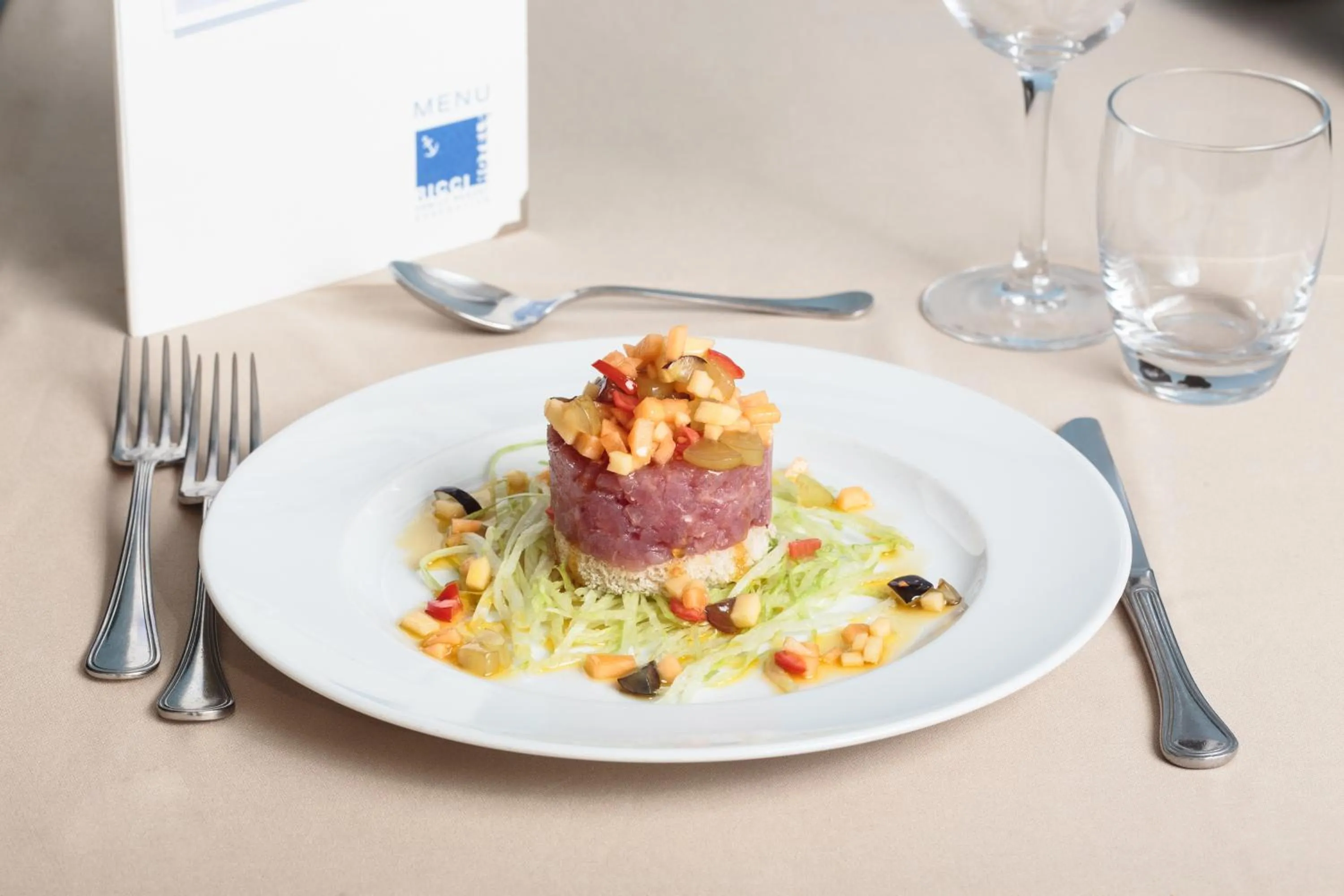 Food close-up in Hotel Sport & Residenza