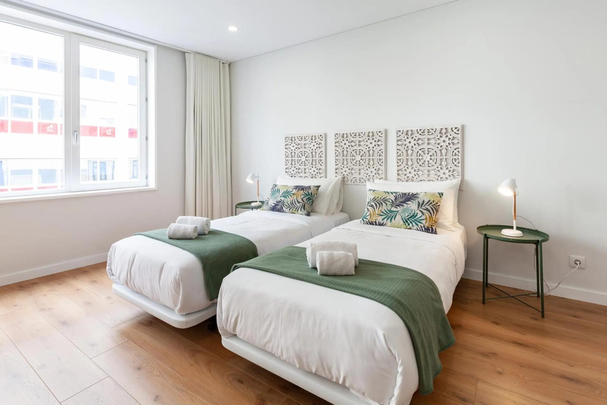 Bed in Oporto Palace Apartments