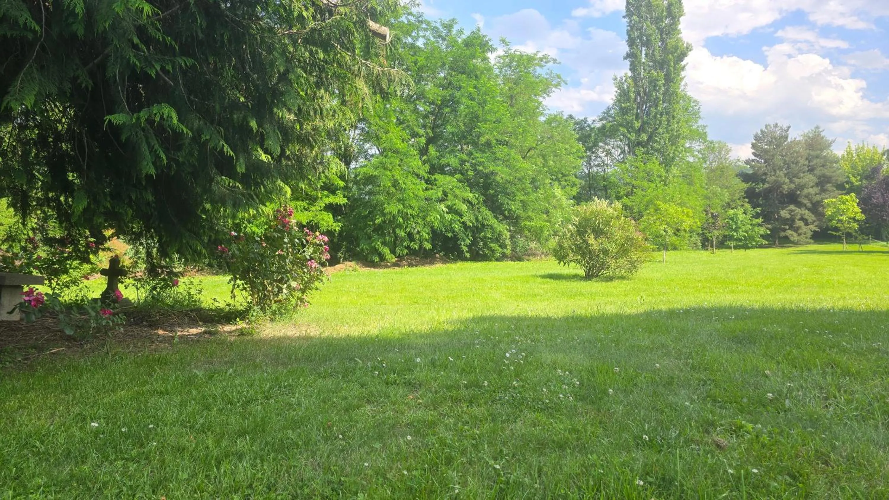 Garden in Hotel Logis - Chateau de Beauregard
