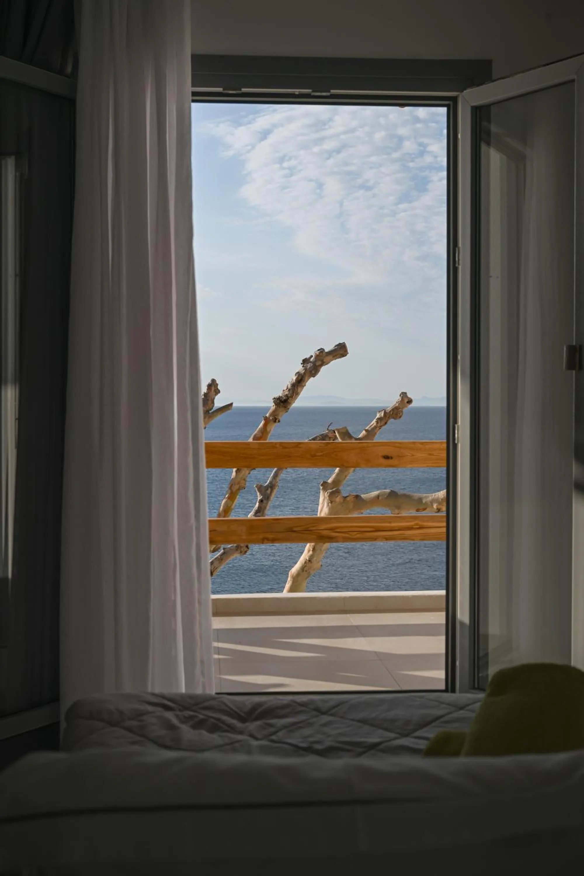 Bed in Iliada Suites