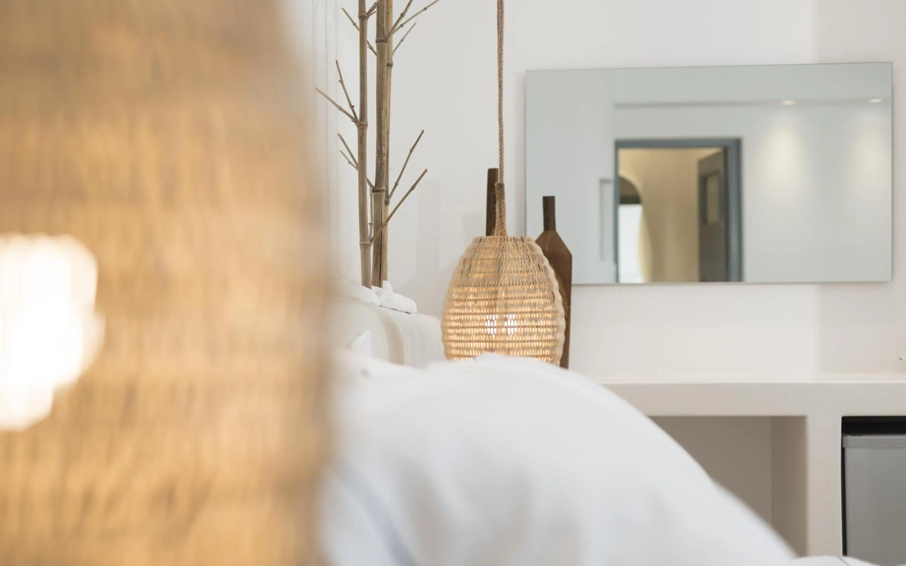 Bed in Iliada Suites