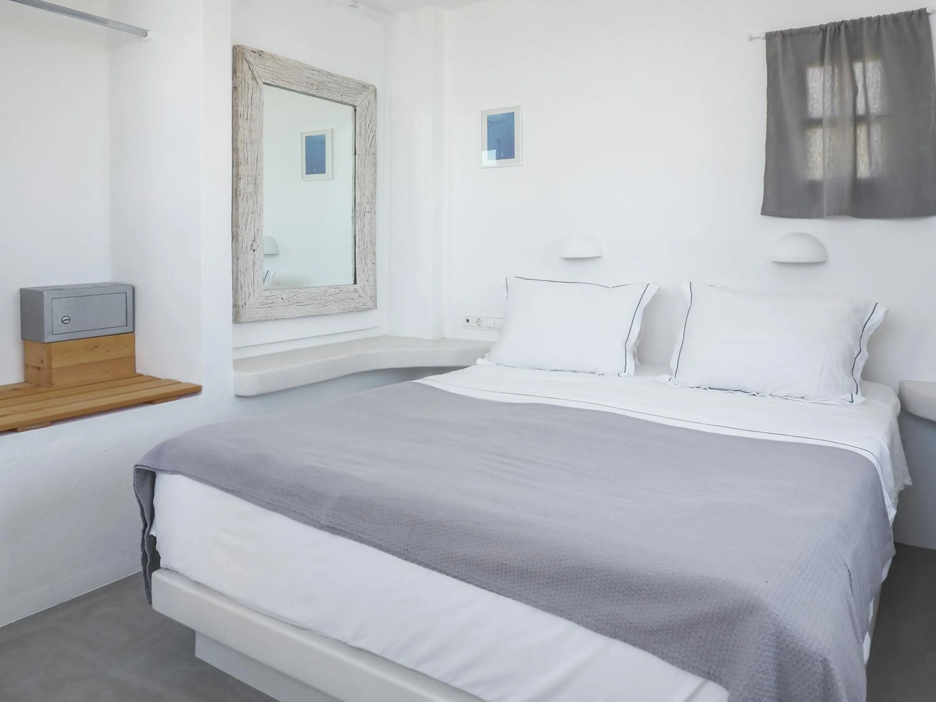 Bed in Iliada Suites