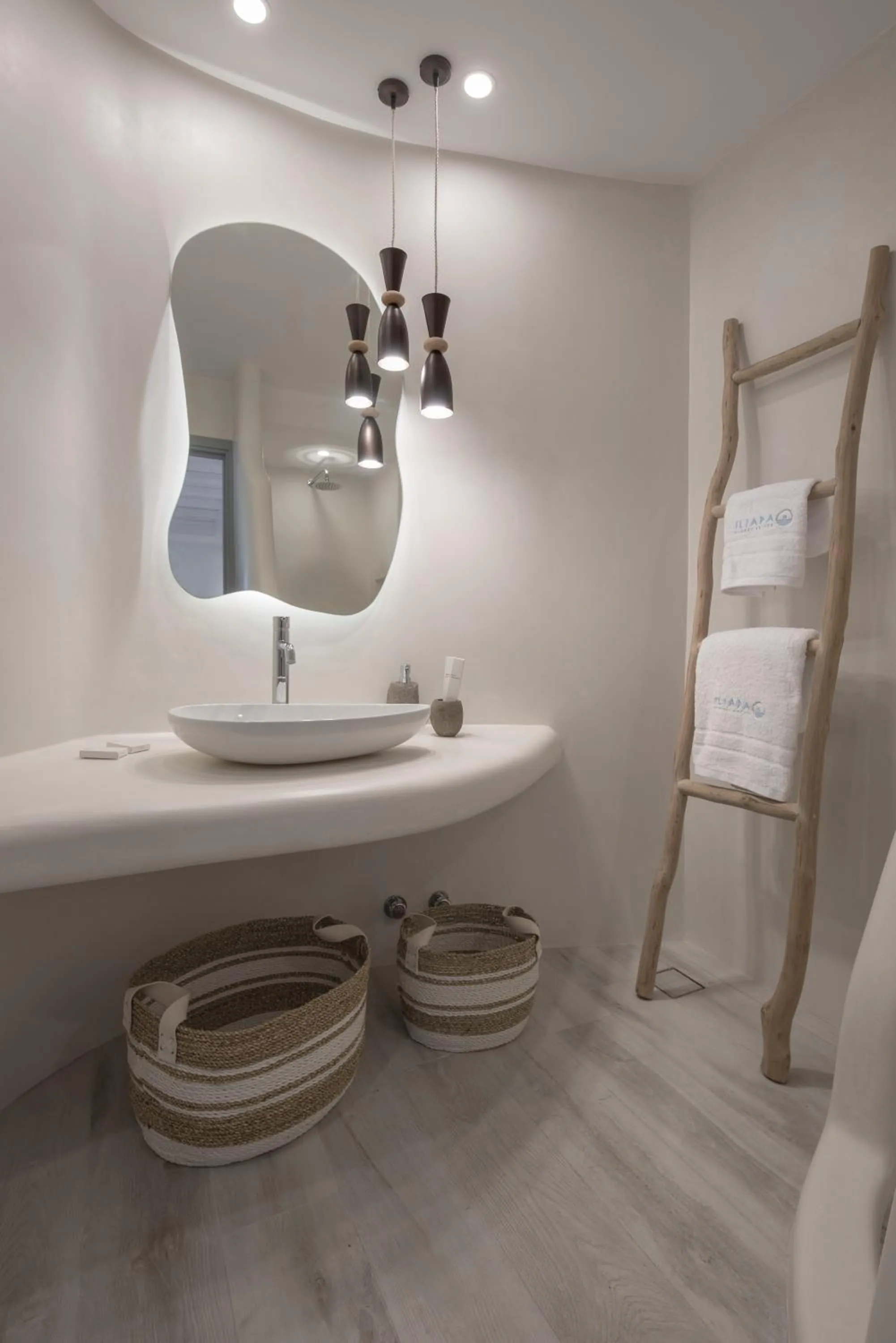 Shower in Iliada Suites