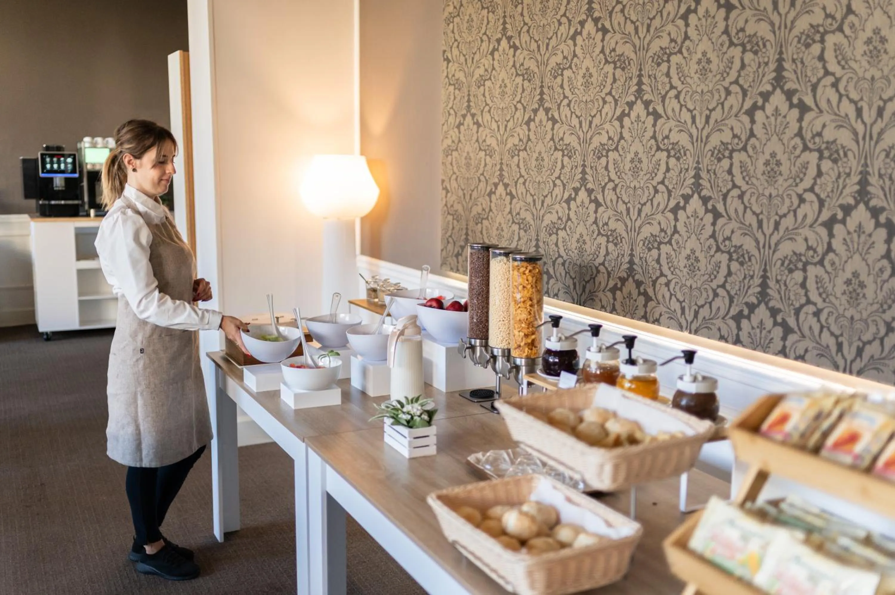 Buffet breakfast in Blue Dream Hotel