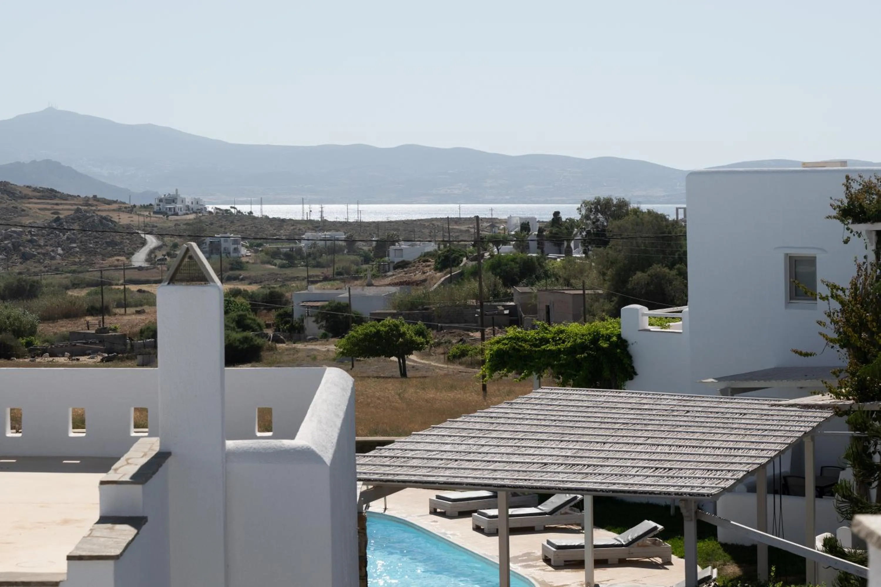Garden view in Iliada Villas