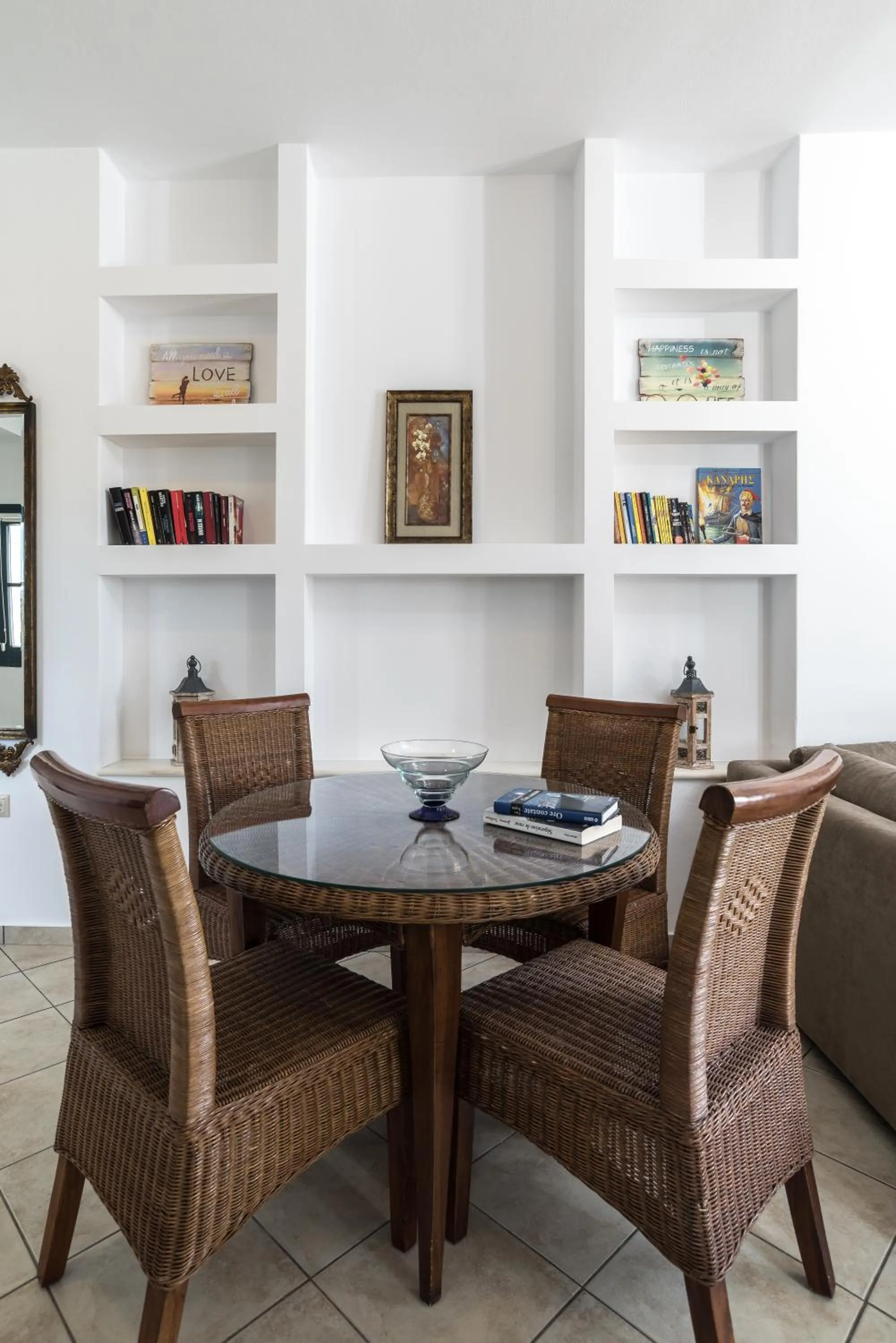 Library in Iliada Villas