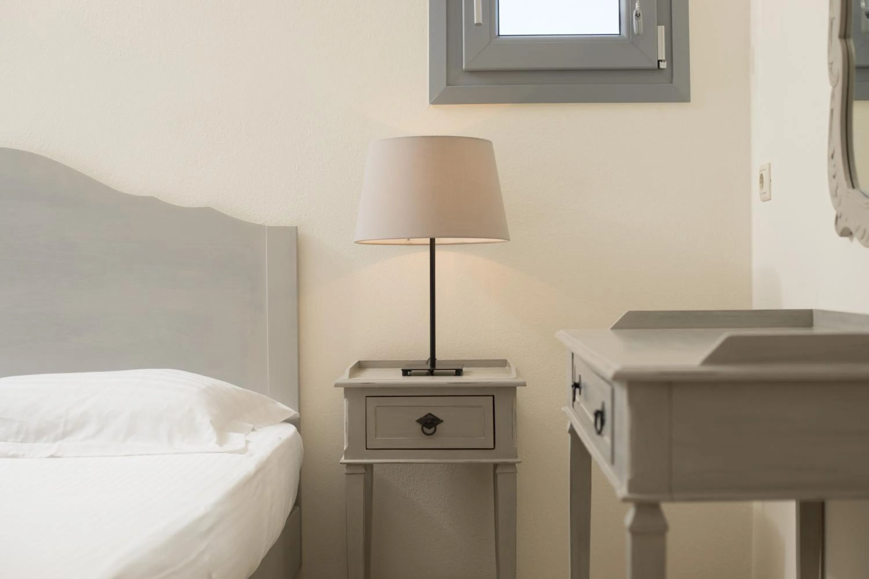 Bed in Iliada Villas