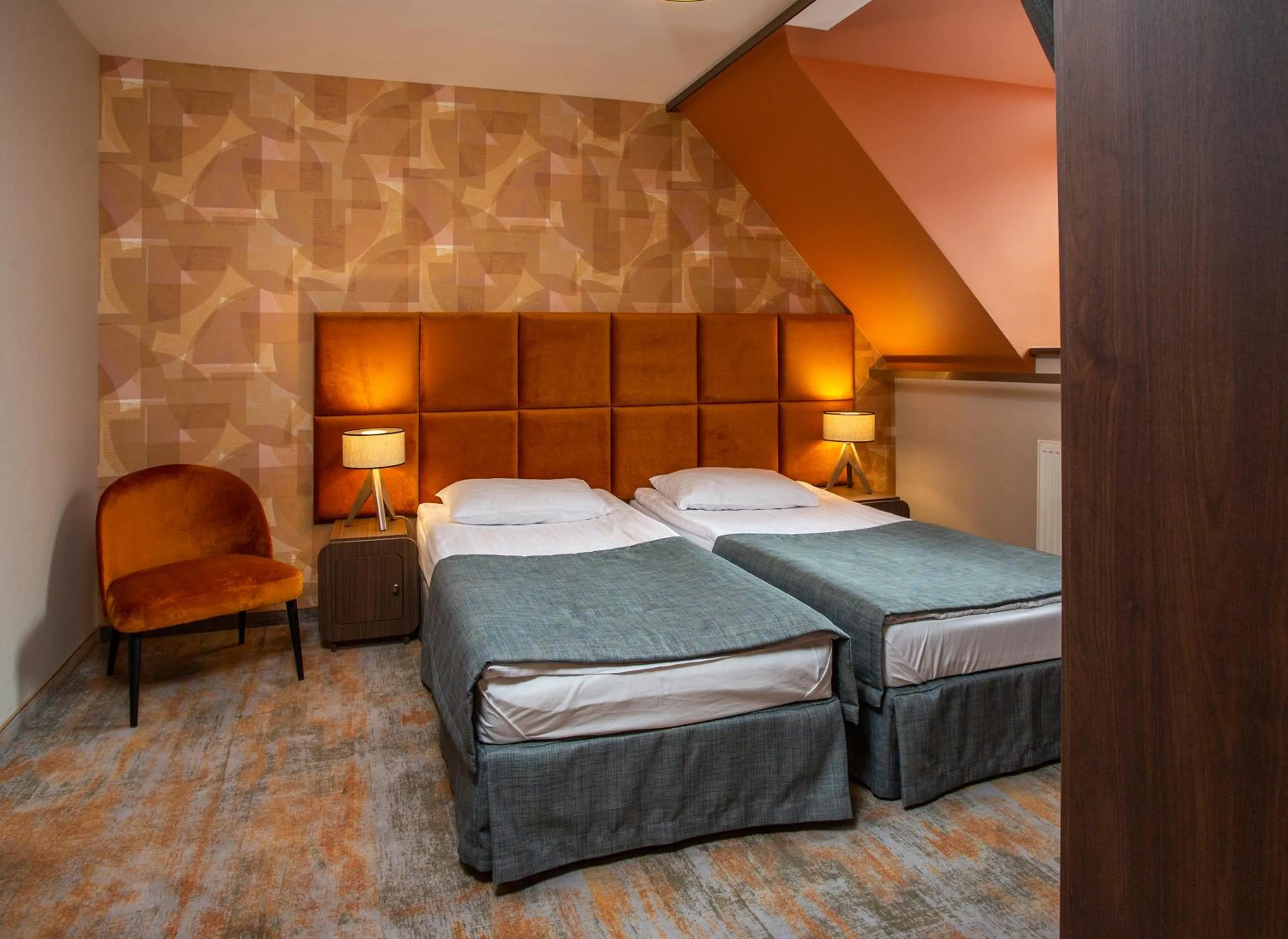 Bed in Hotel Styl 70