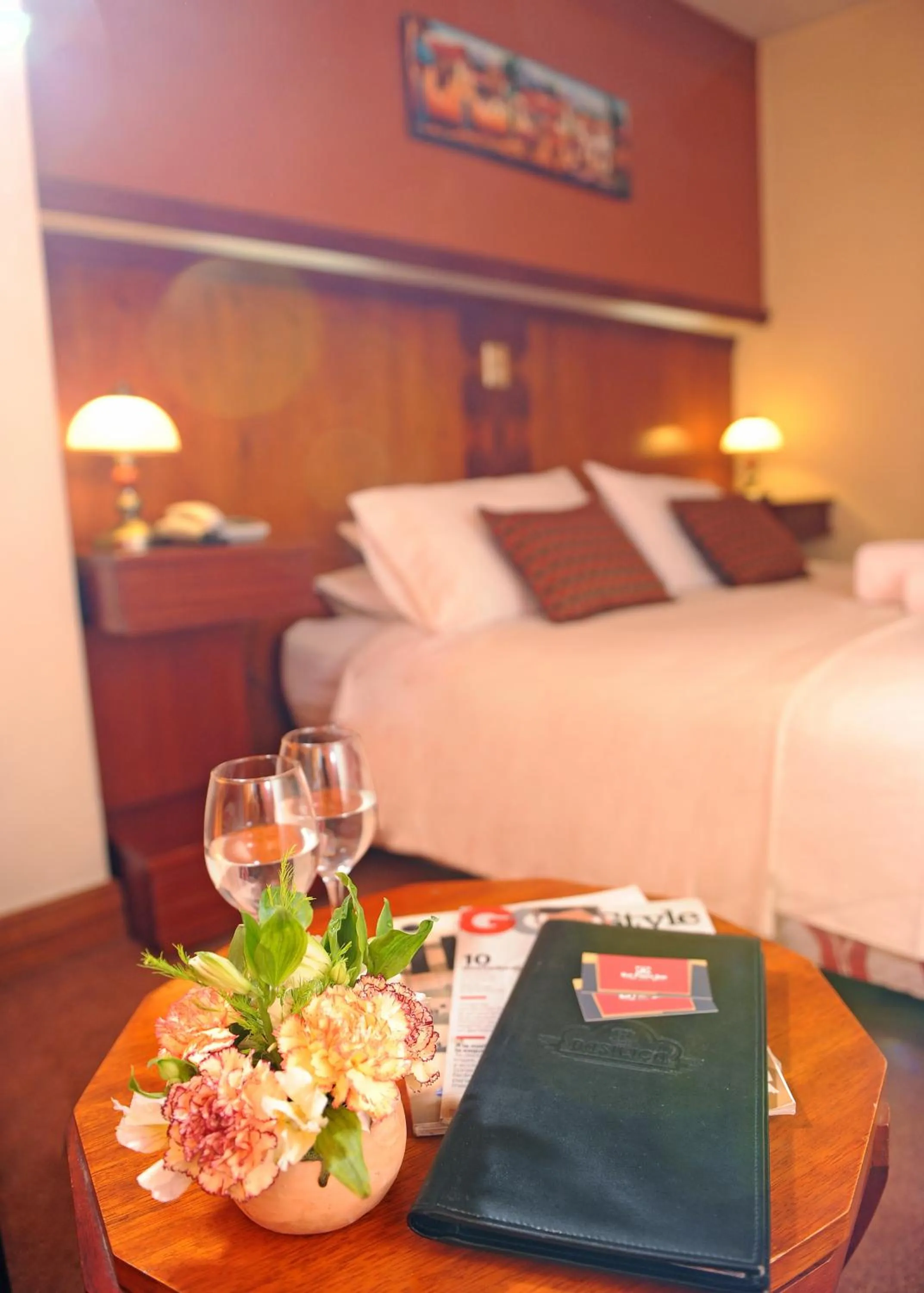 Bed in Hotel Waynapicchu