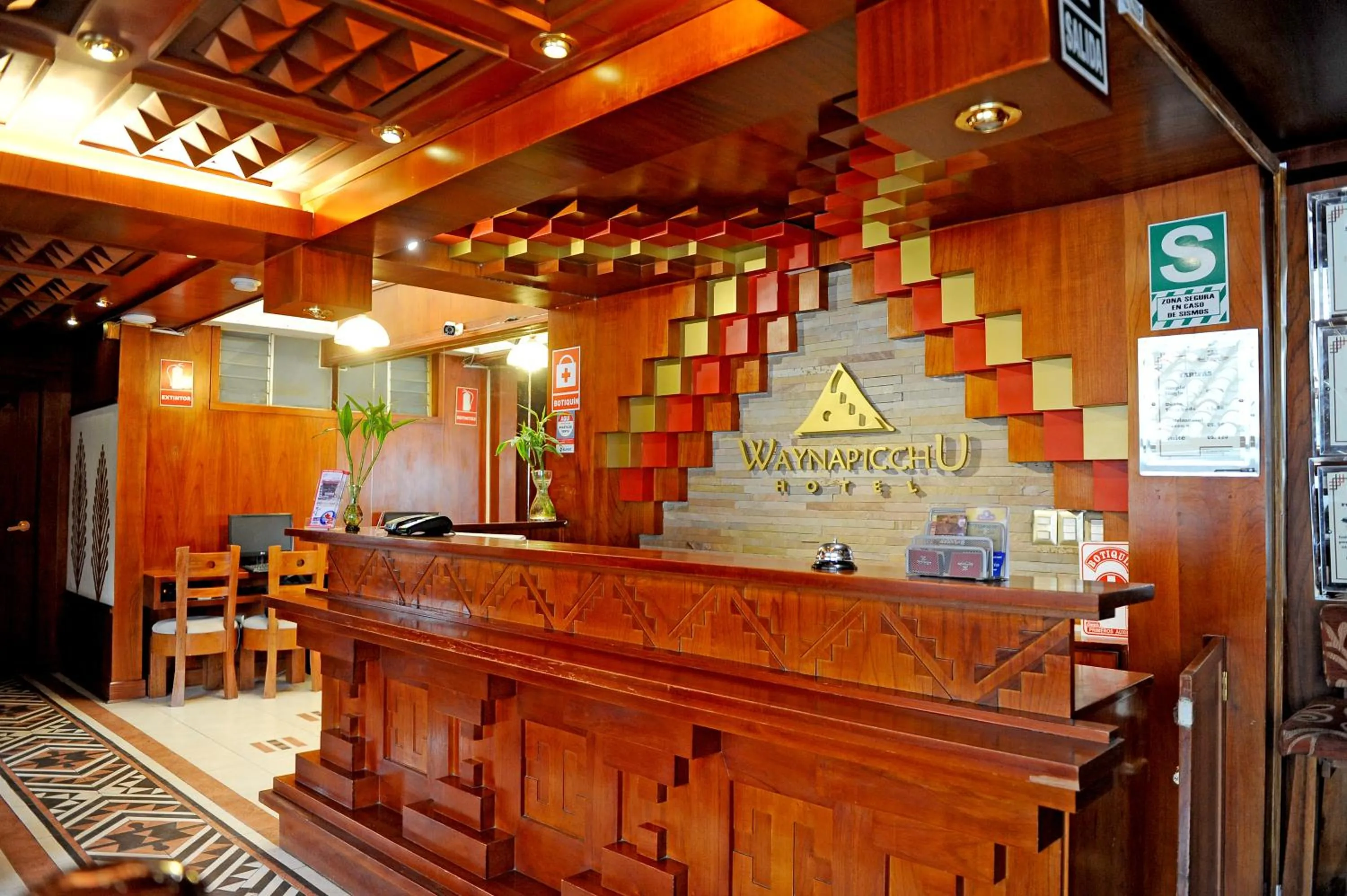 Lobby or reception in Hotel Waynapicchu