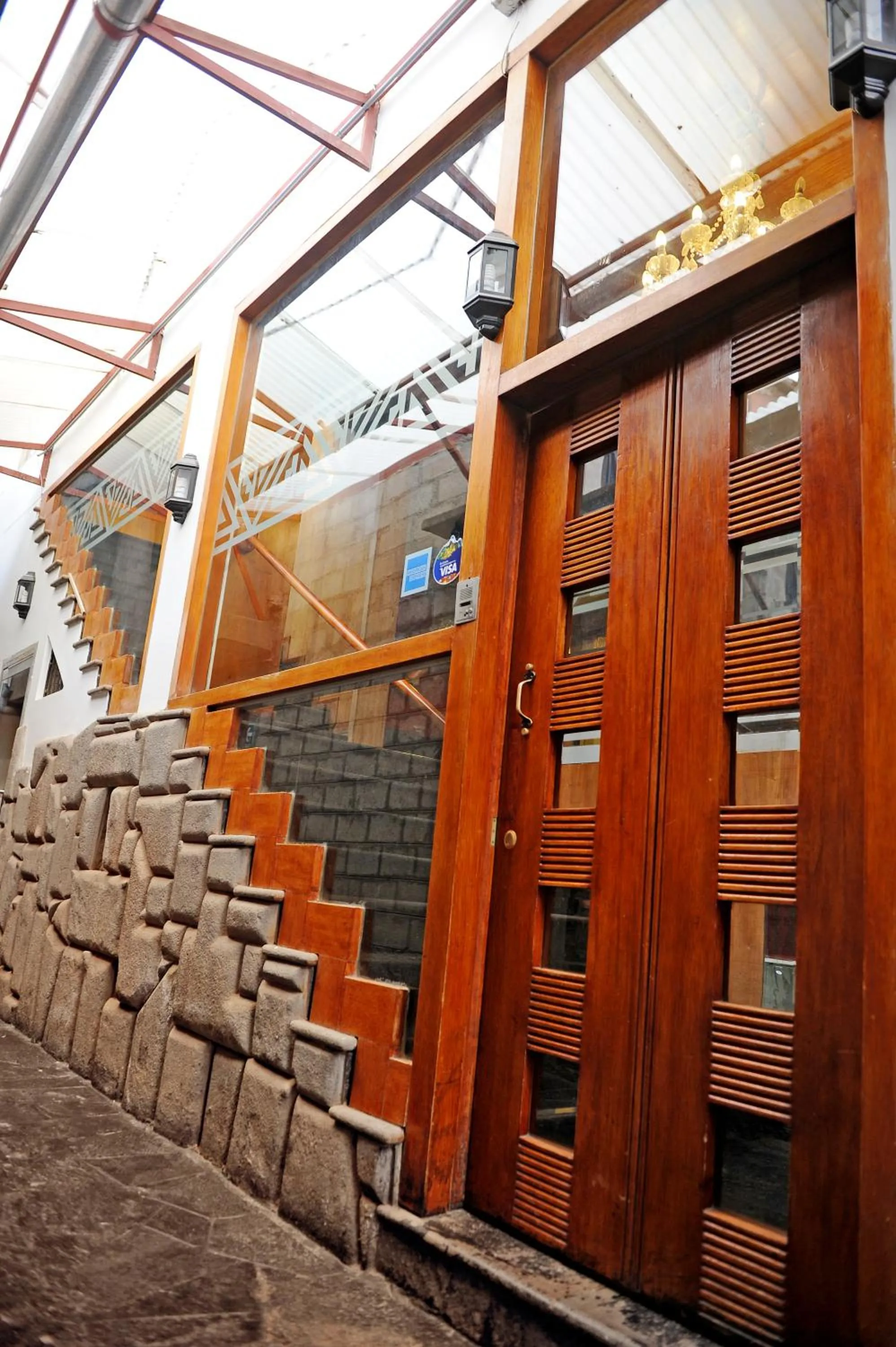 Facade/entrance in Hotel Waynapicchu