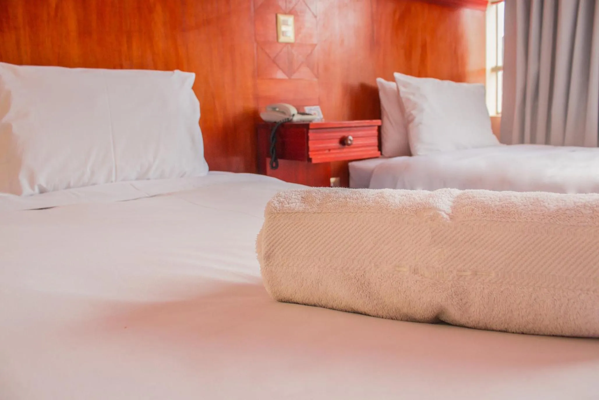 Bed in Hotel Waynapicchu