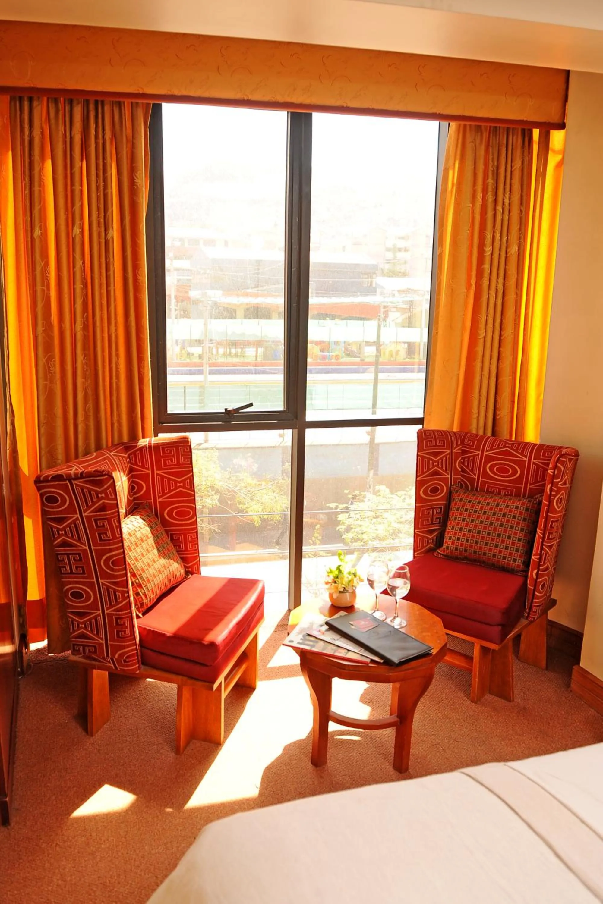 Bed in Hotel Waynapicchu