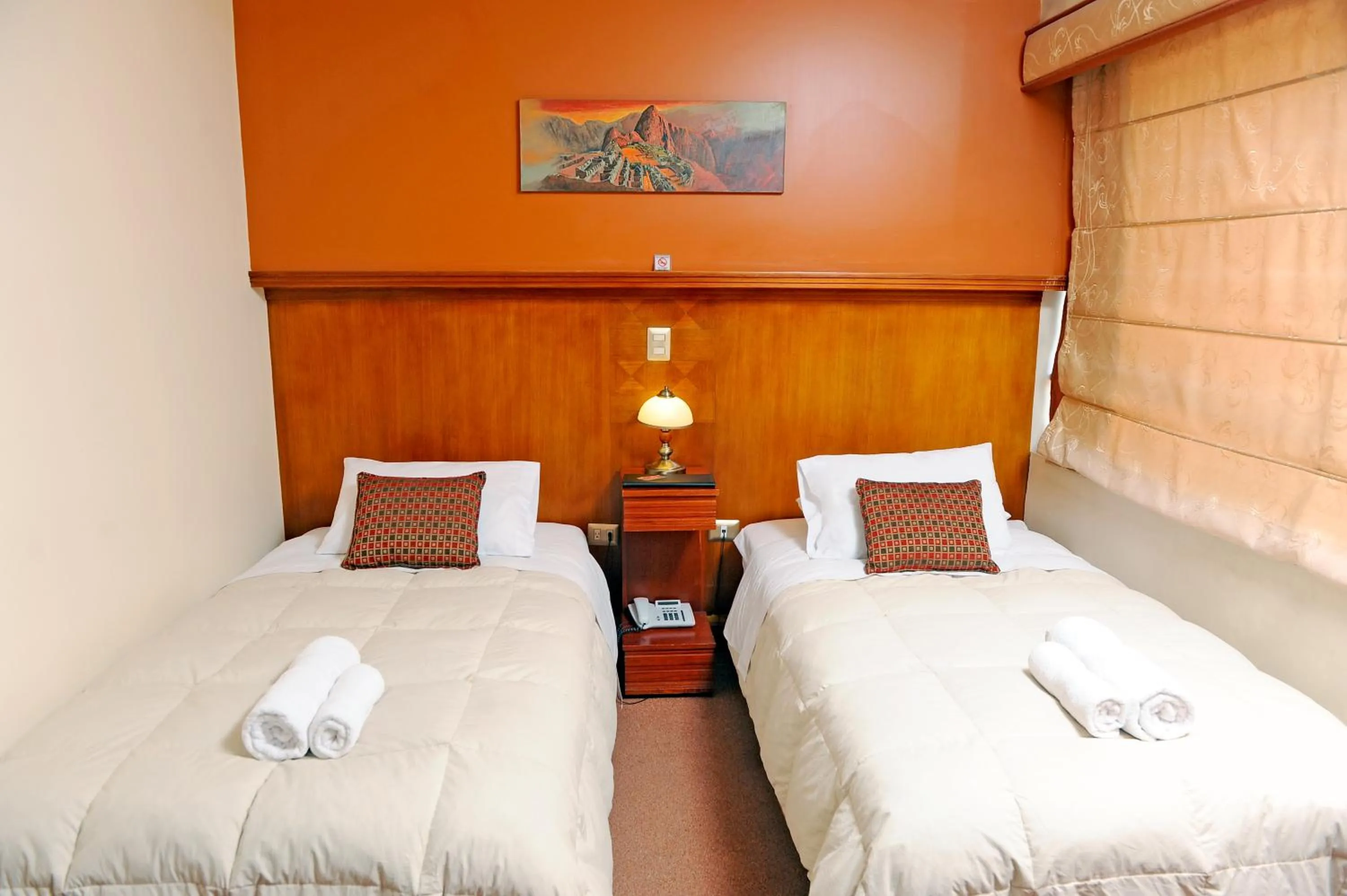 Bed in Hotel Waynapicchu