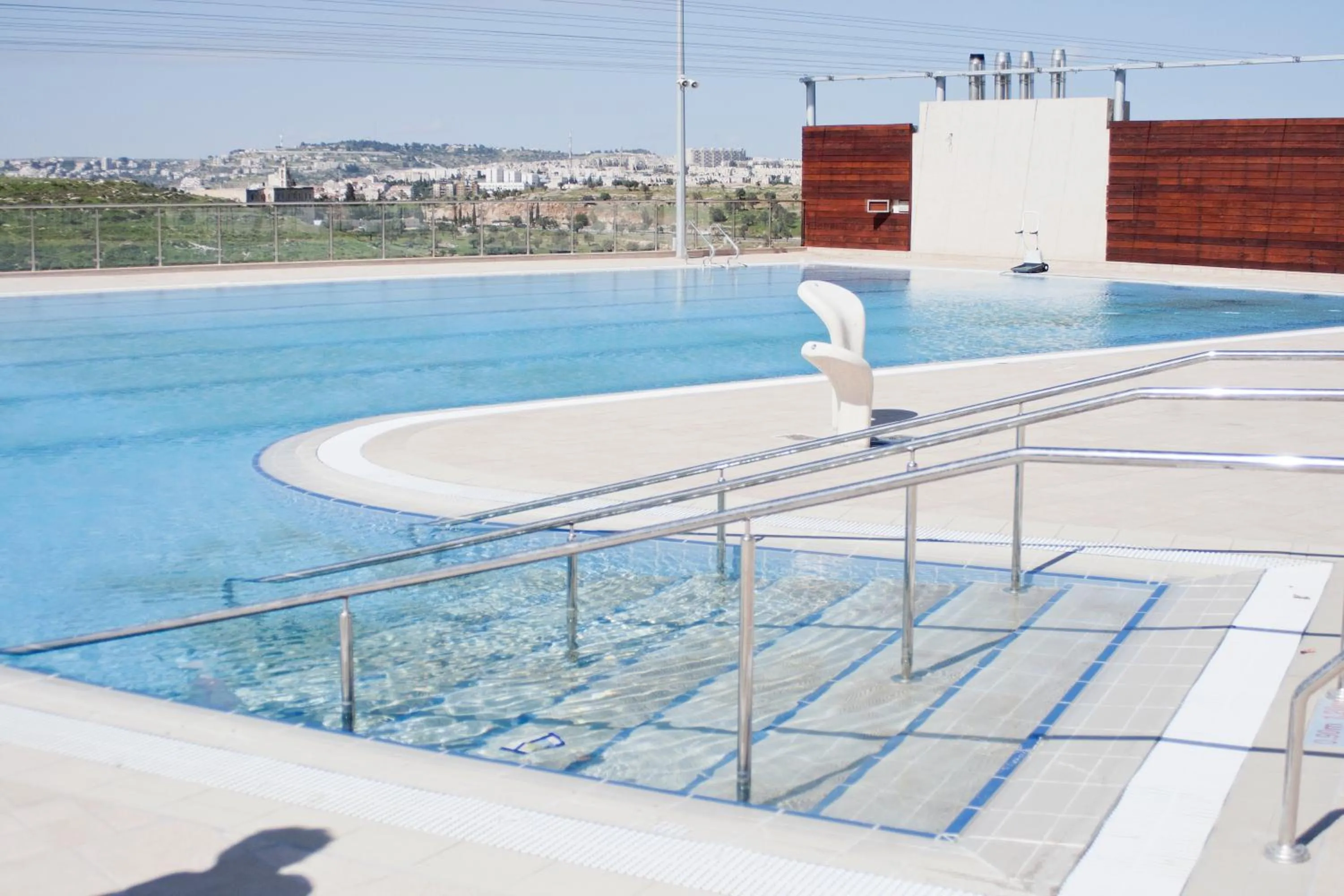 Swimming pool in Ramat Rachel Resort
