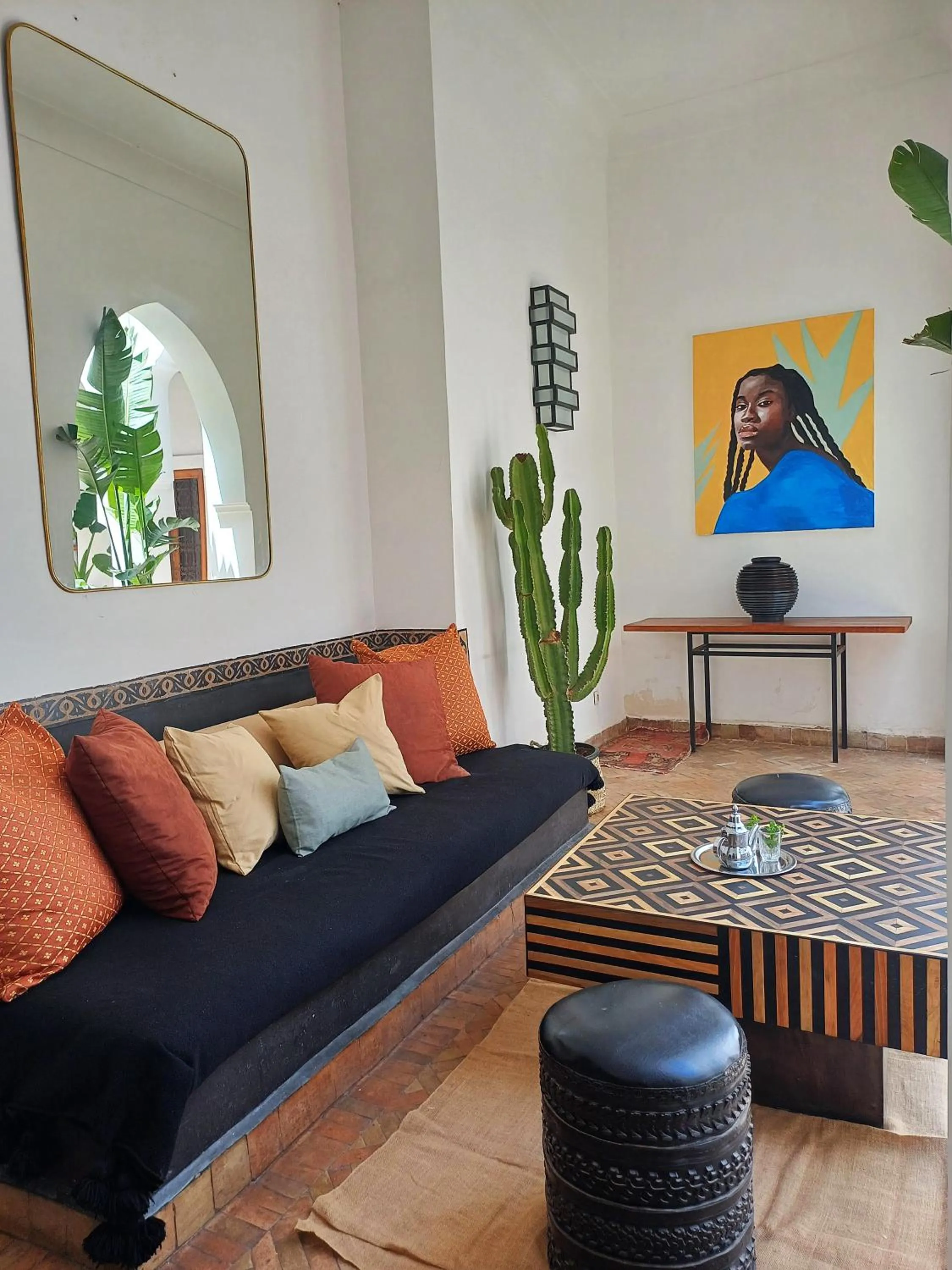 Living room in Riad Miski