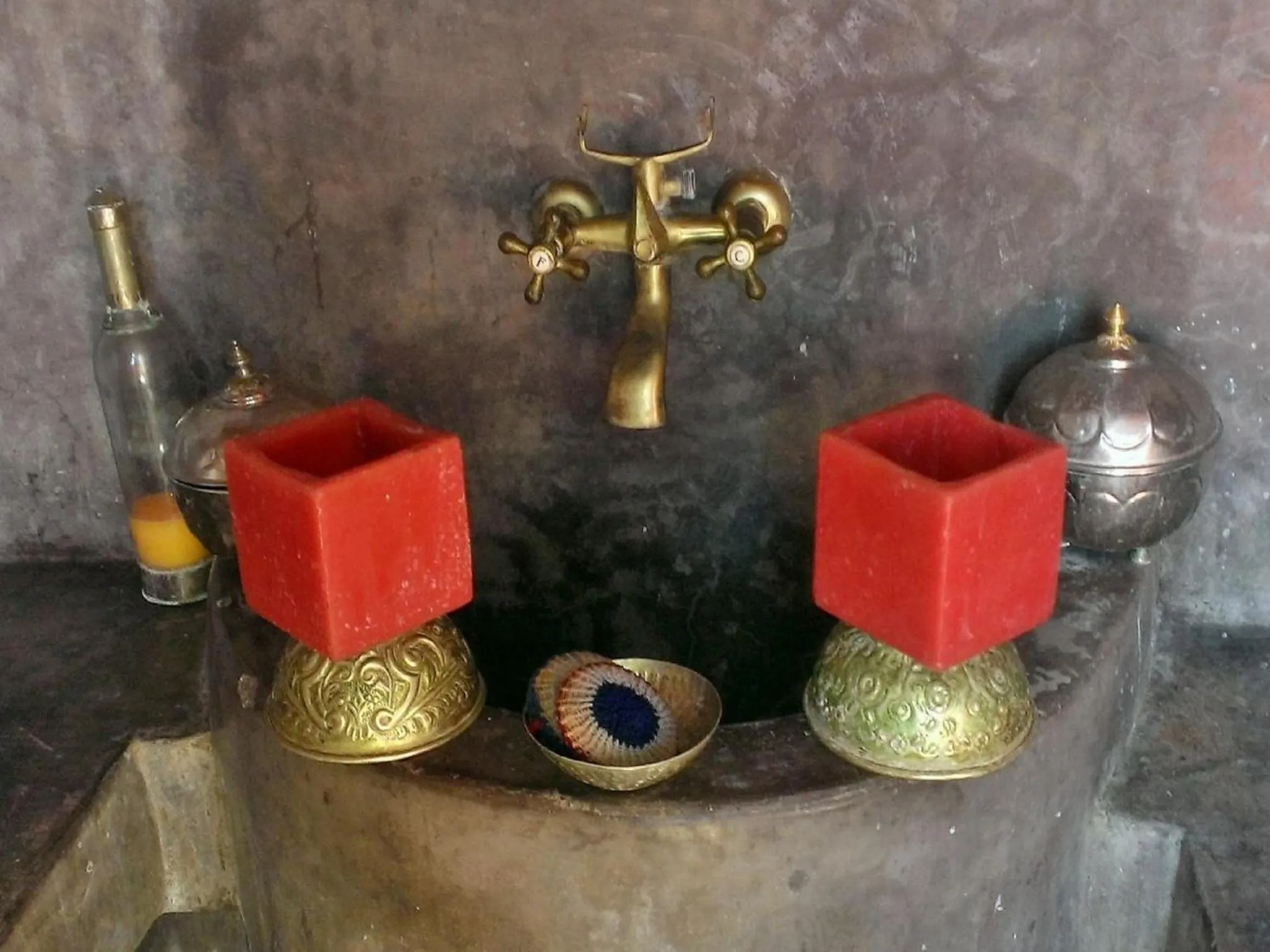 Steam room in Riad Miski