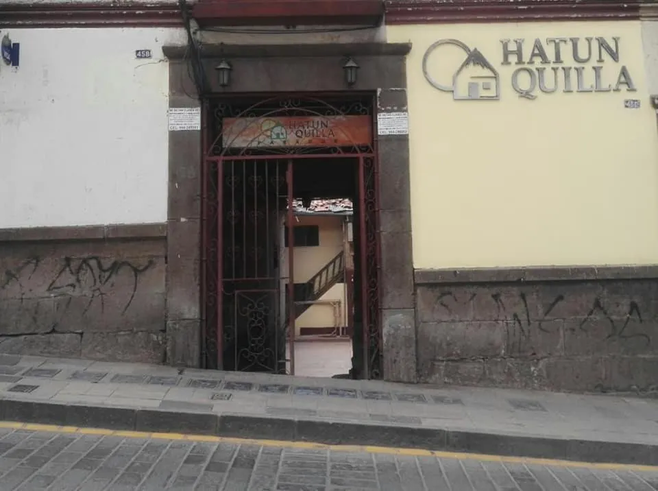 Facade/entrance in Hatun Quilla