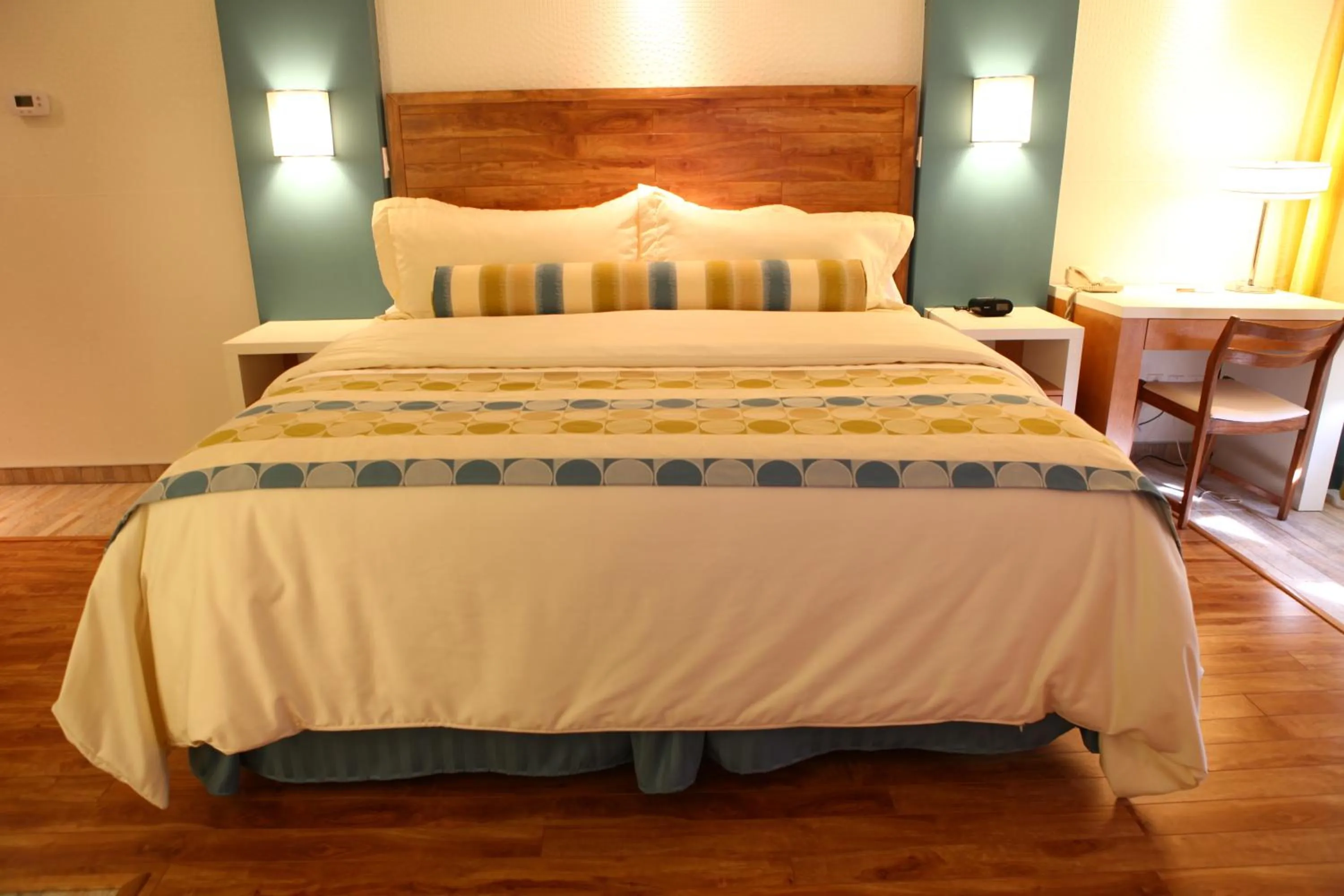 Bed in Motel Chute des Pères