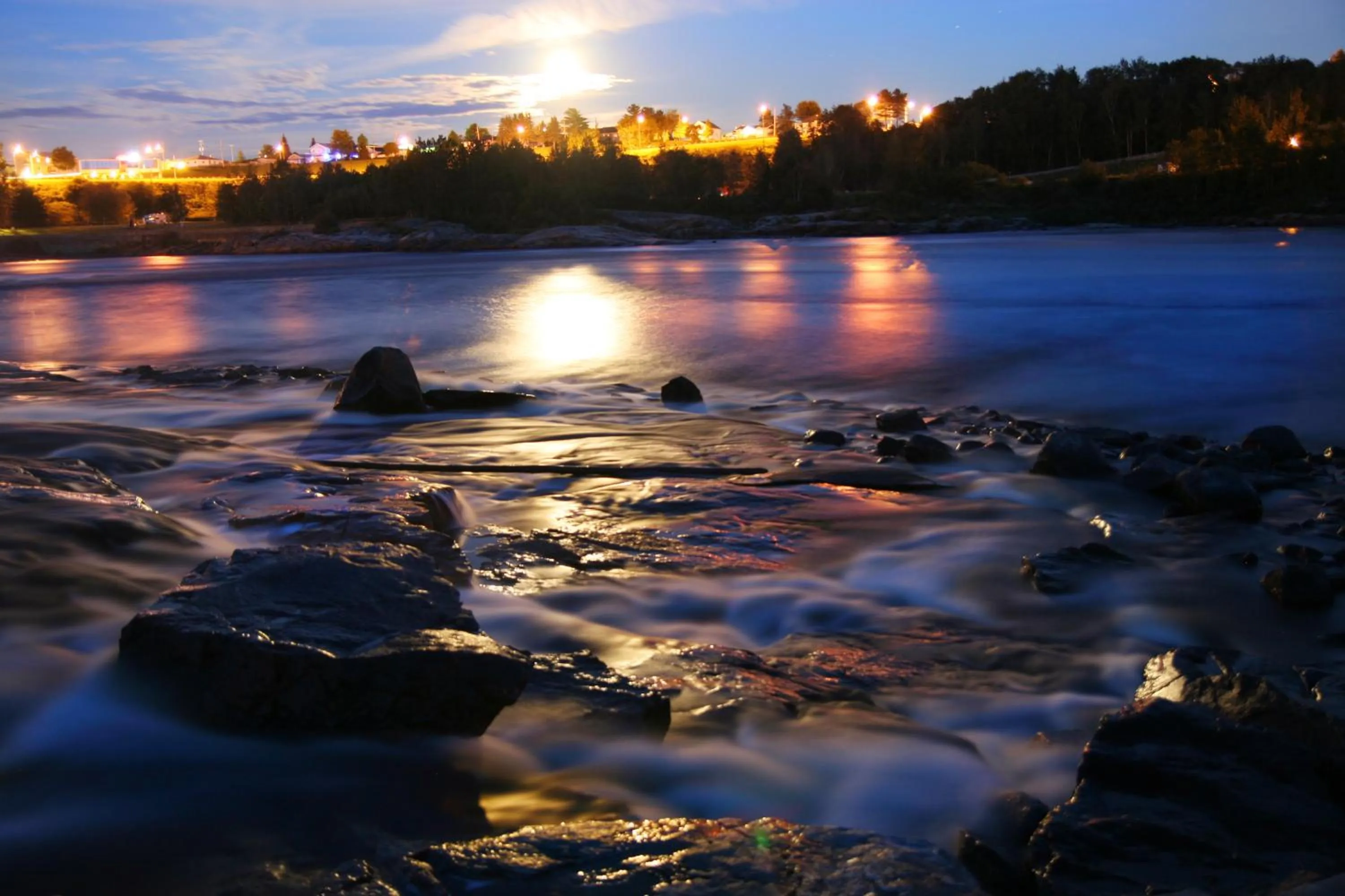 Natural landscape in Motel Chute des Pères