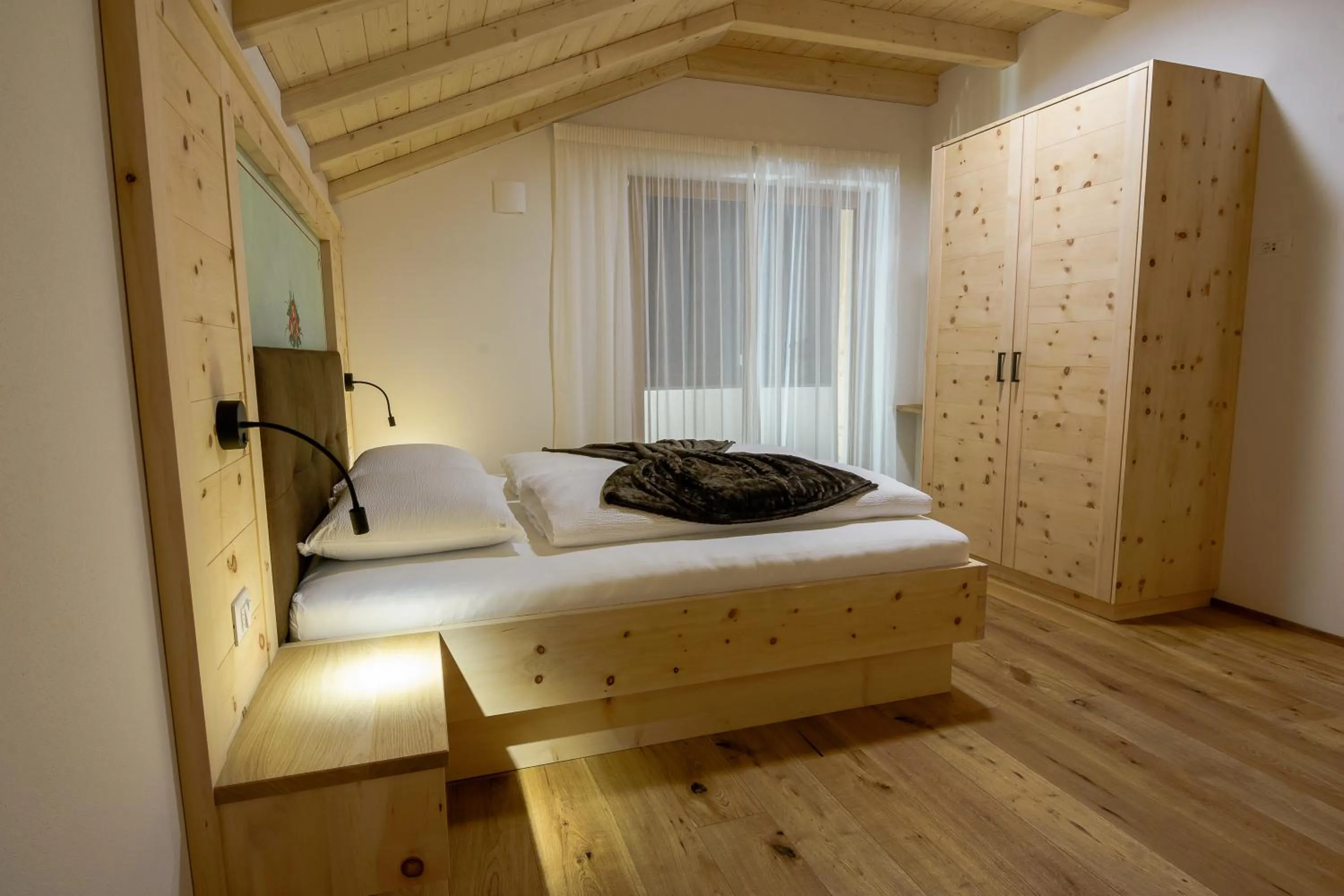 Photo of the whole room, Bed in Residence Stefansdorf
