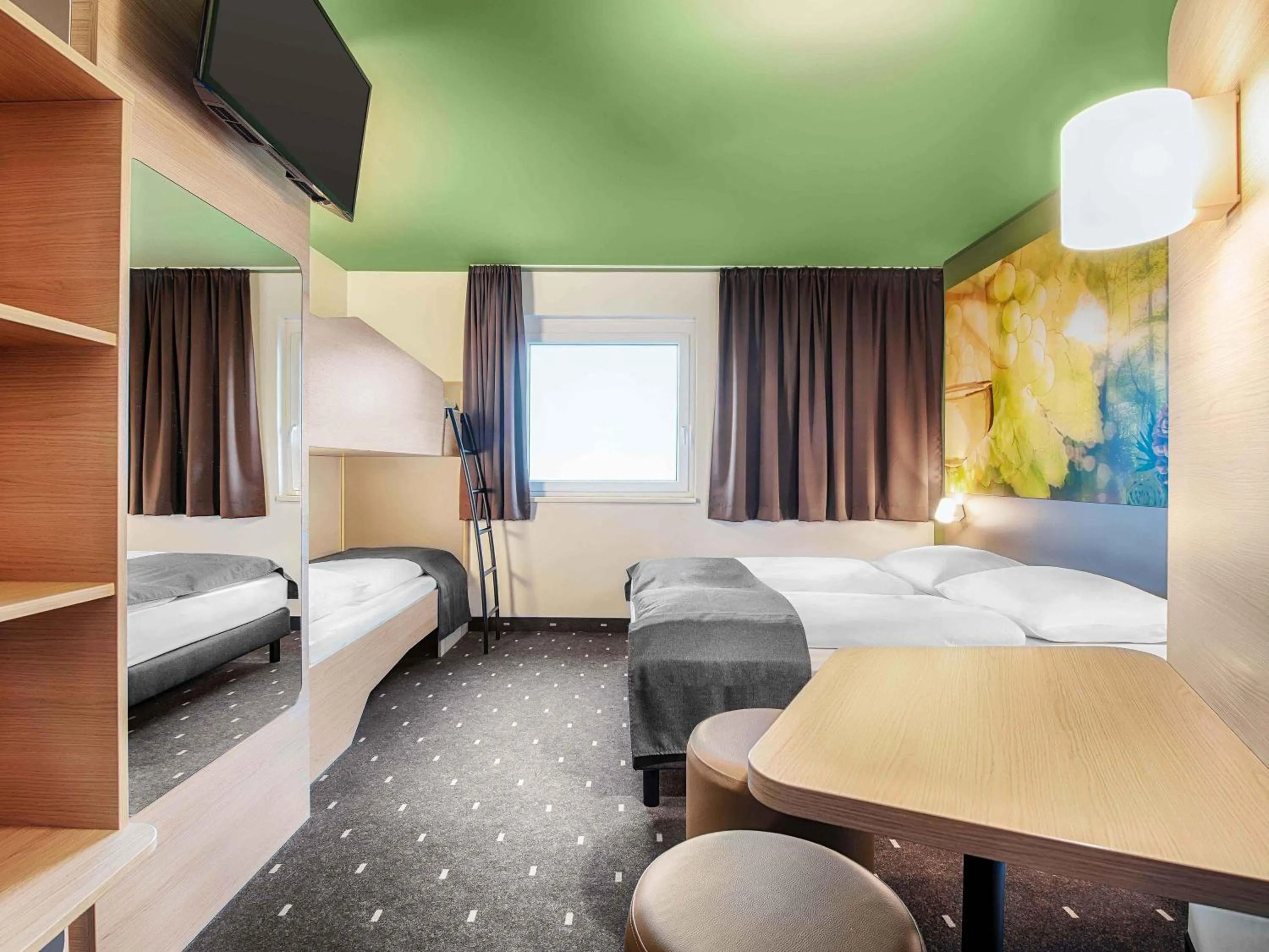 Photo of the whole room, Bed in B&B HOTEL Baden-Airpark