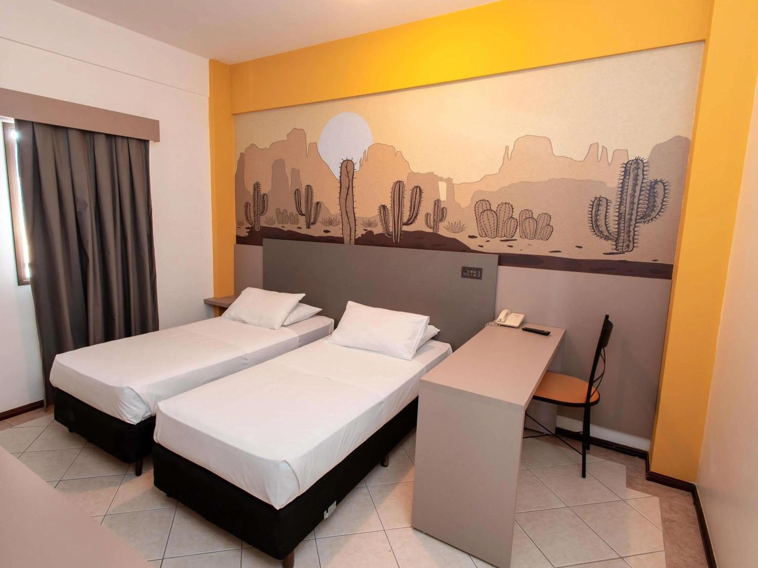 Bedroom, Bed in ibis Styles Presidente Prudente Portal D'Oeste