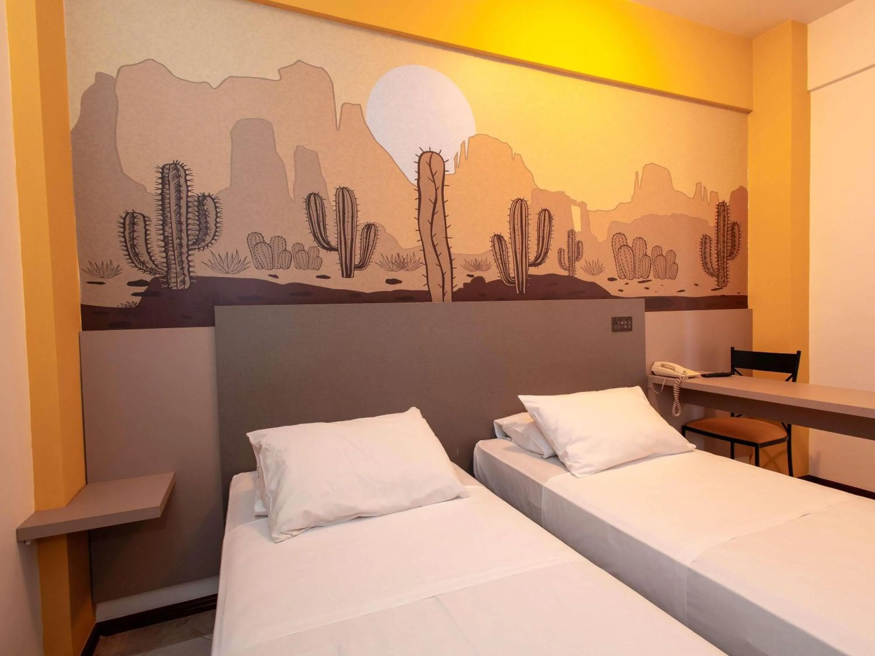 Bedroom, Bed in ibis Styles Presidente Prudente Portal D'Oeste