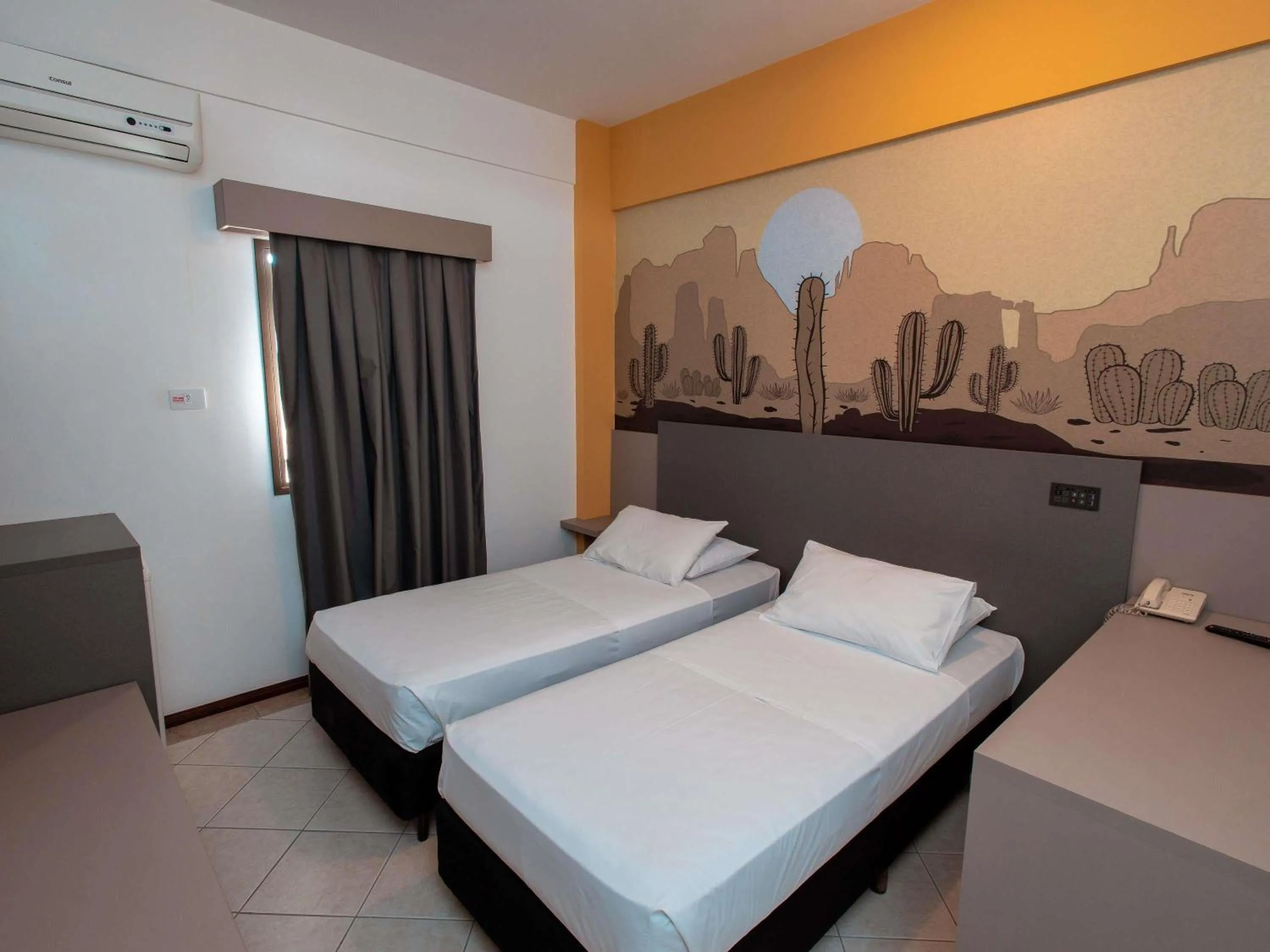 Bedroom, Bed in ibis Styles Presidente Prudente Portal D'Oeste