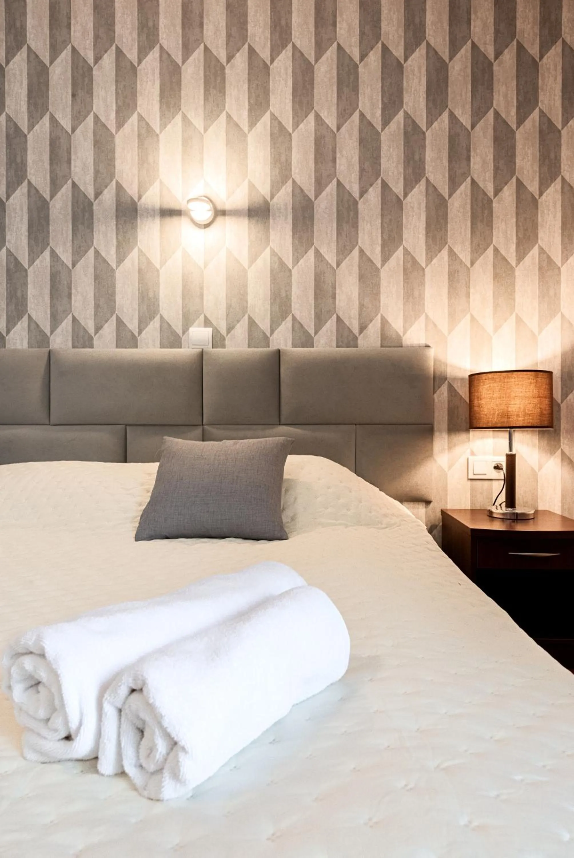 Bed in Hotel "Na Uboczu"