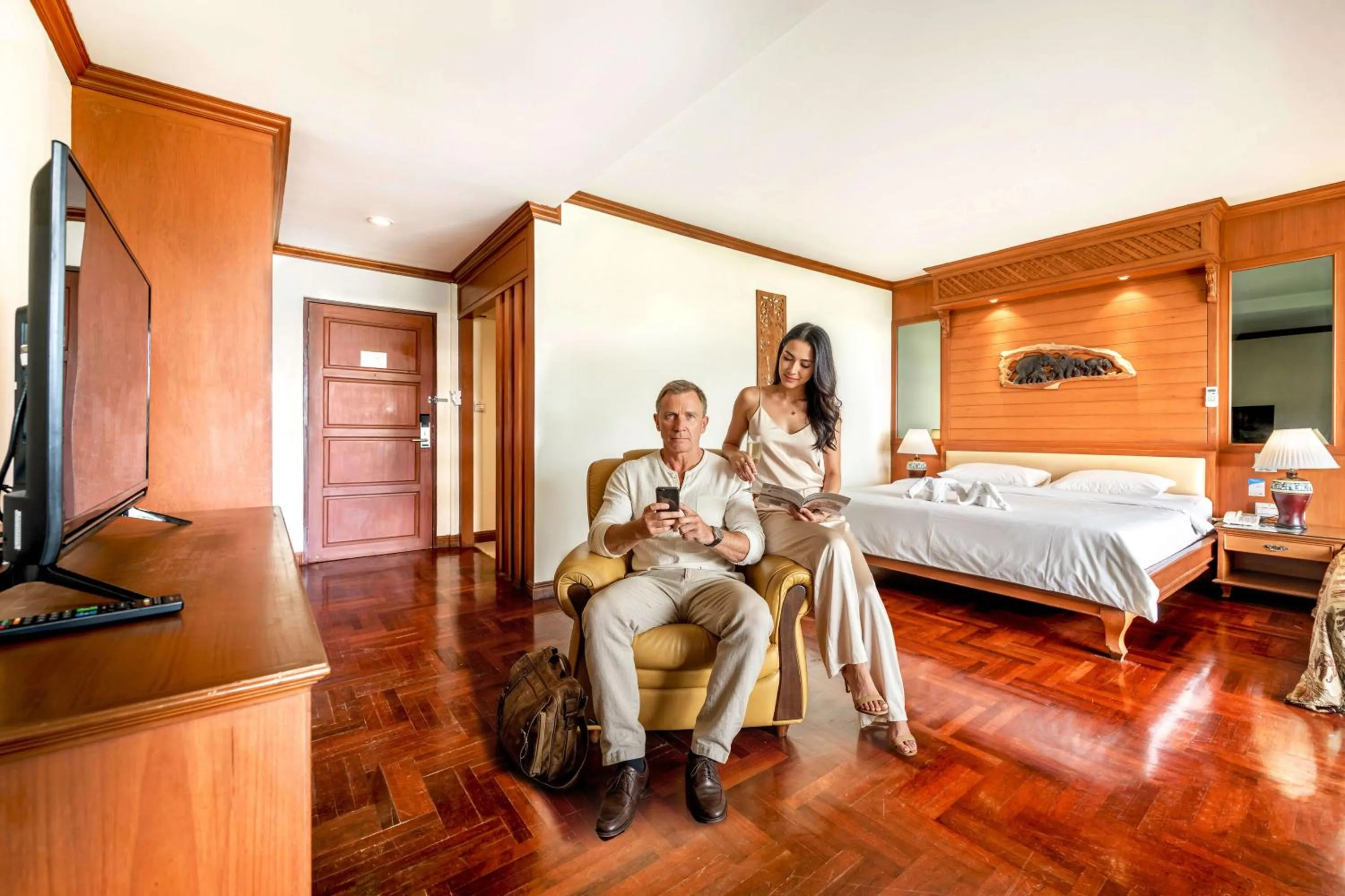 Bed in Royal Ivory Sukhumvit Nana