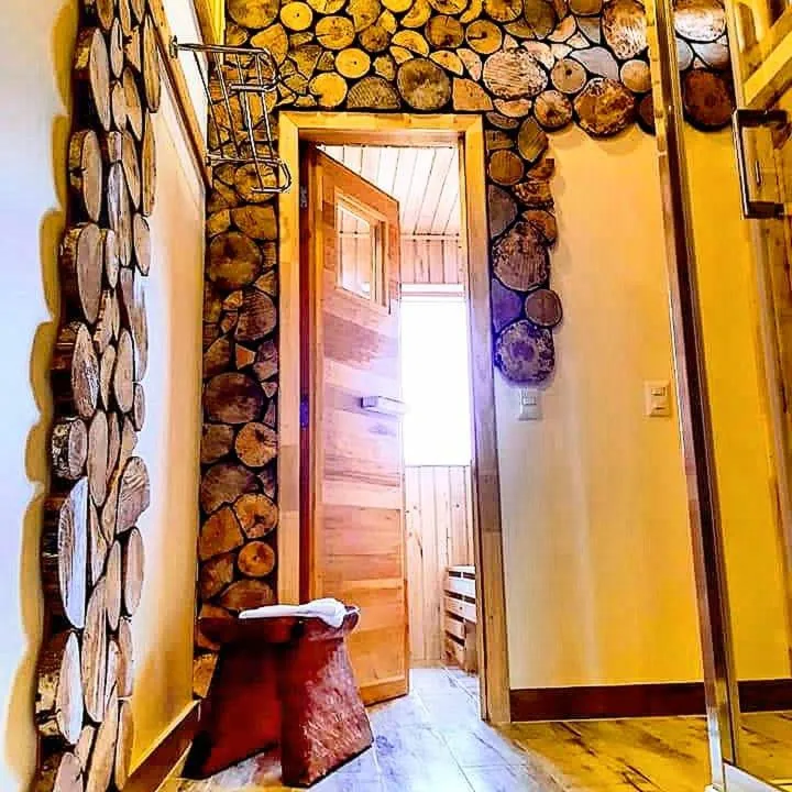 Sauna in Karibuni Lodge & Private SPA Suites