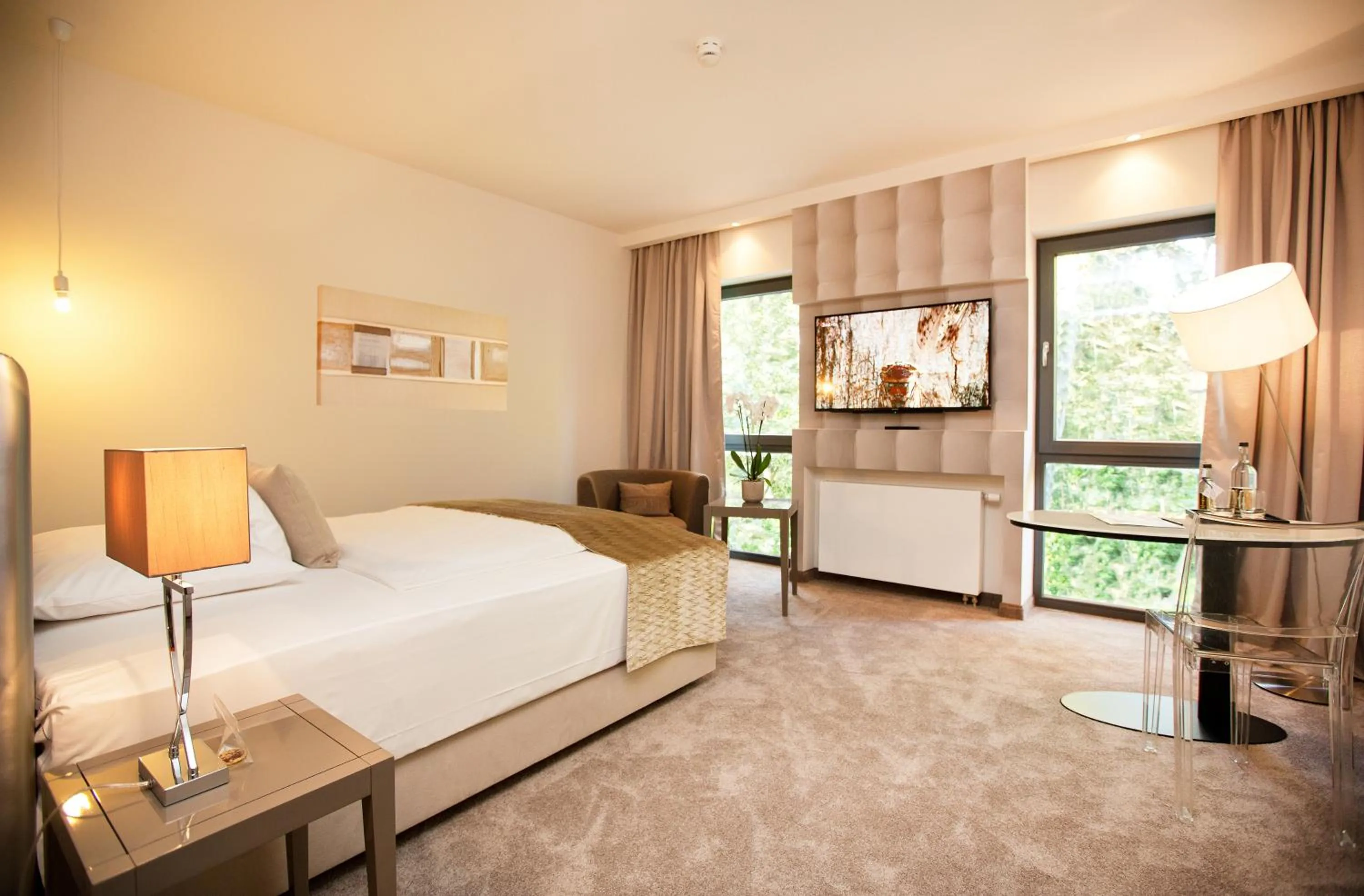 Photo of the whole room, Bed in Park Villa Hotel