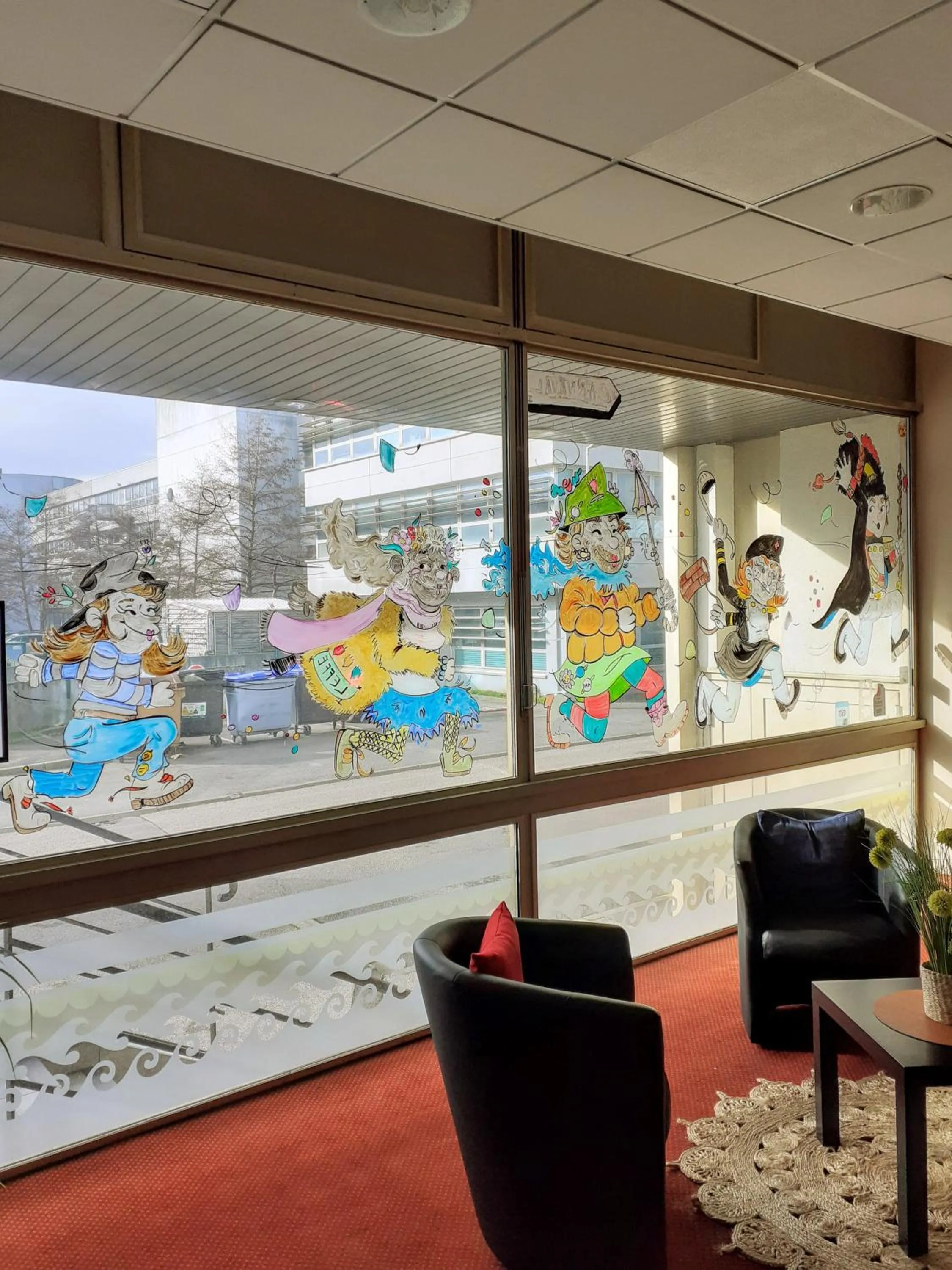 Lobby or reception in Hôtel Les Gens De Mer Dunkerque by Popinns