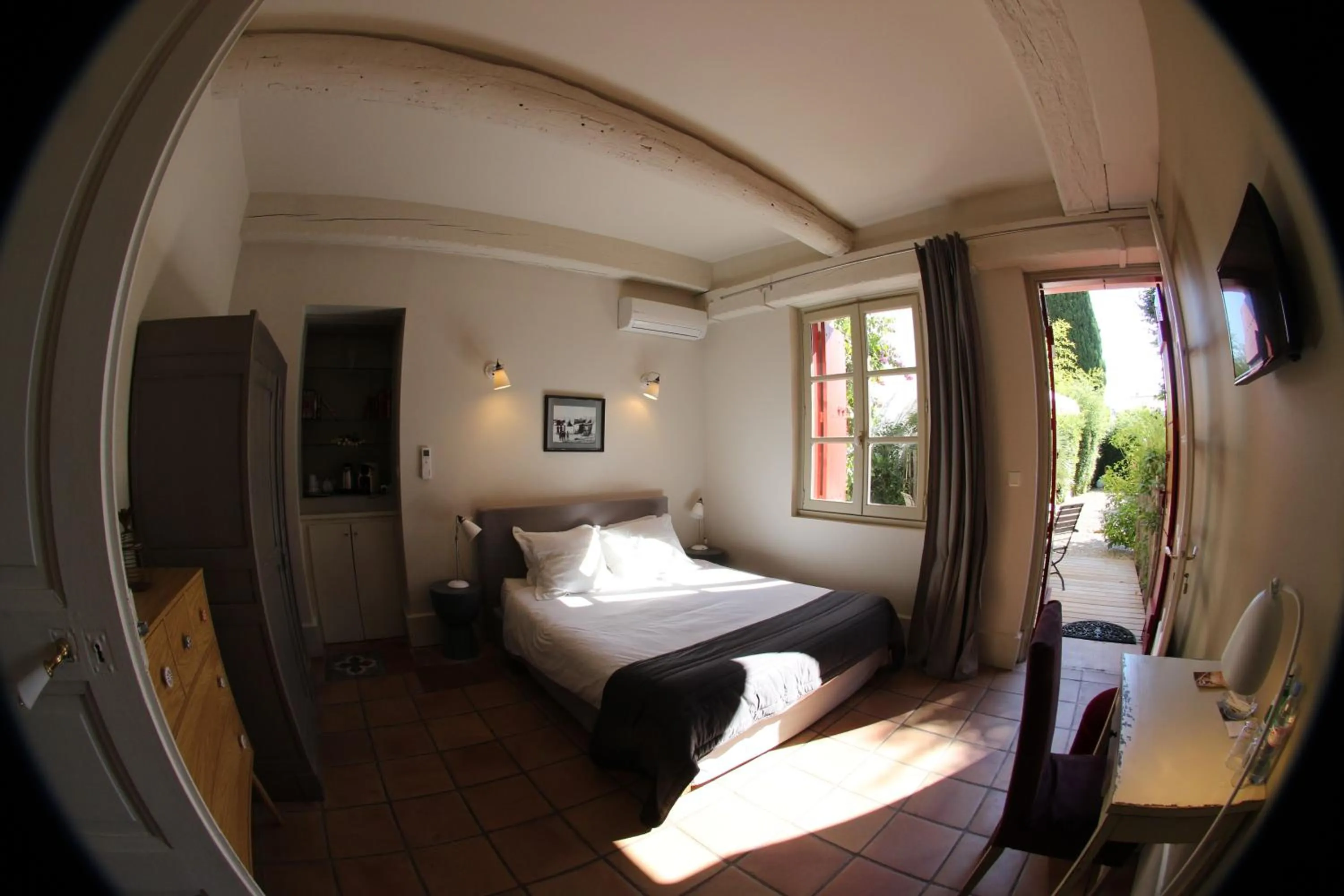 Floor plan, Bed in Les Chambres d'Andrea