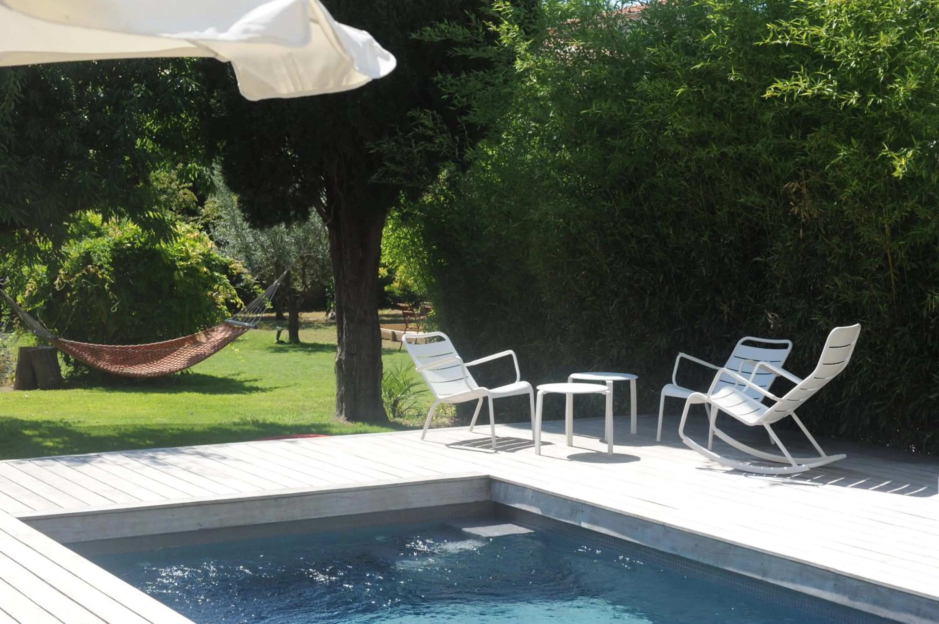 Garden in Les Chambres d'Andrea