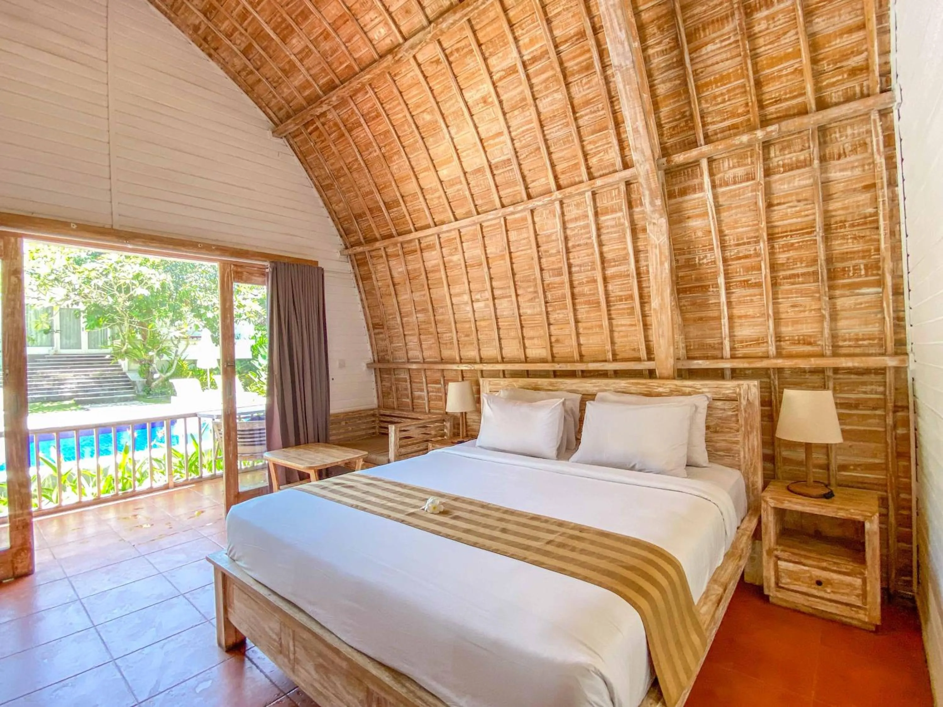 Bed in Villa Del Mar Canggu by Kanaya Hospitality