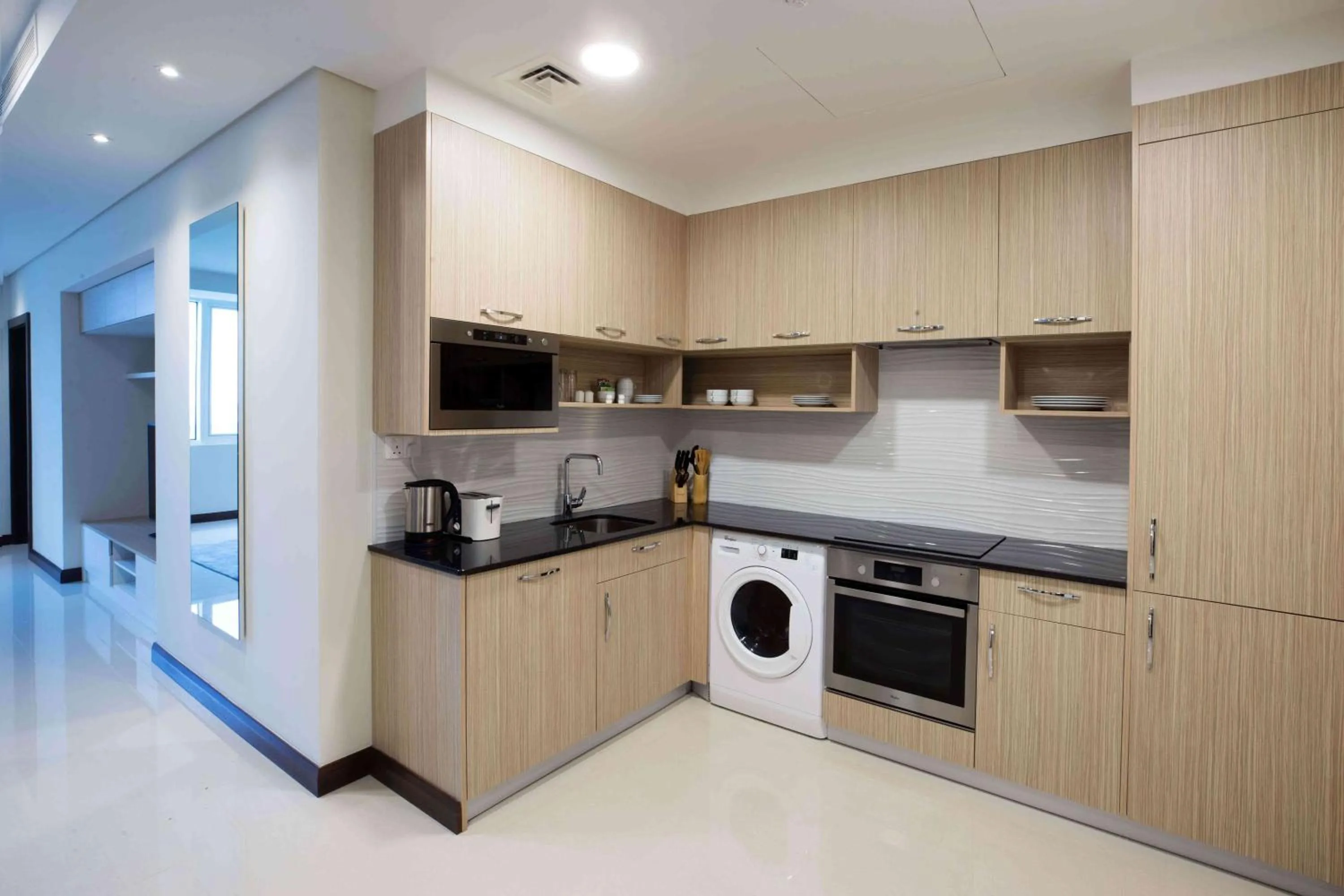 Kitchen or kitchenette in Gulf Executive Hotel & Residence Juffair