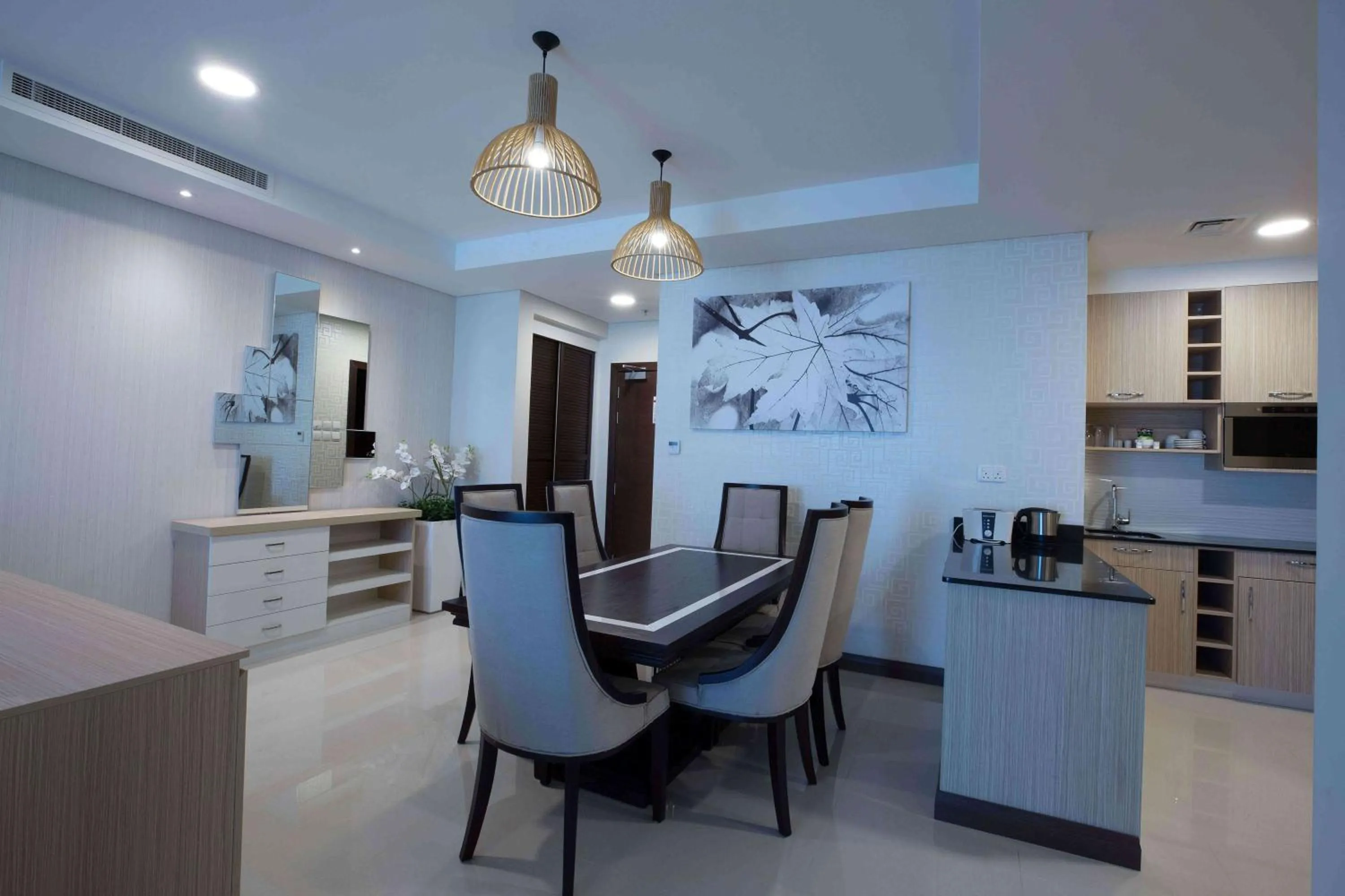 Kitchen or kitchenette in Gulf Executive Hotel & Residence Juffair