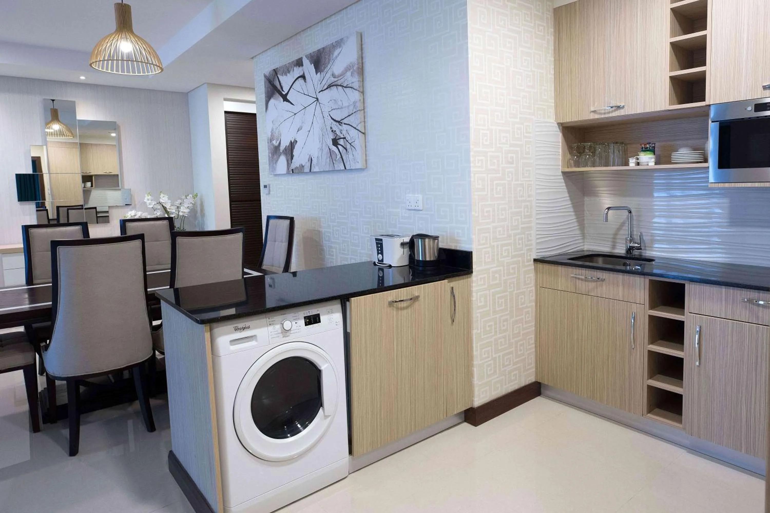 Kitchen or kitchenette in Gulf Executive Hotel & Residence Juffair