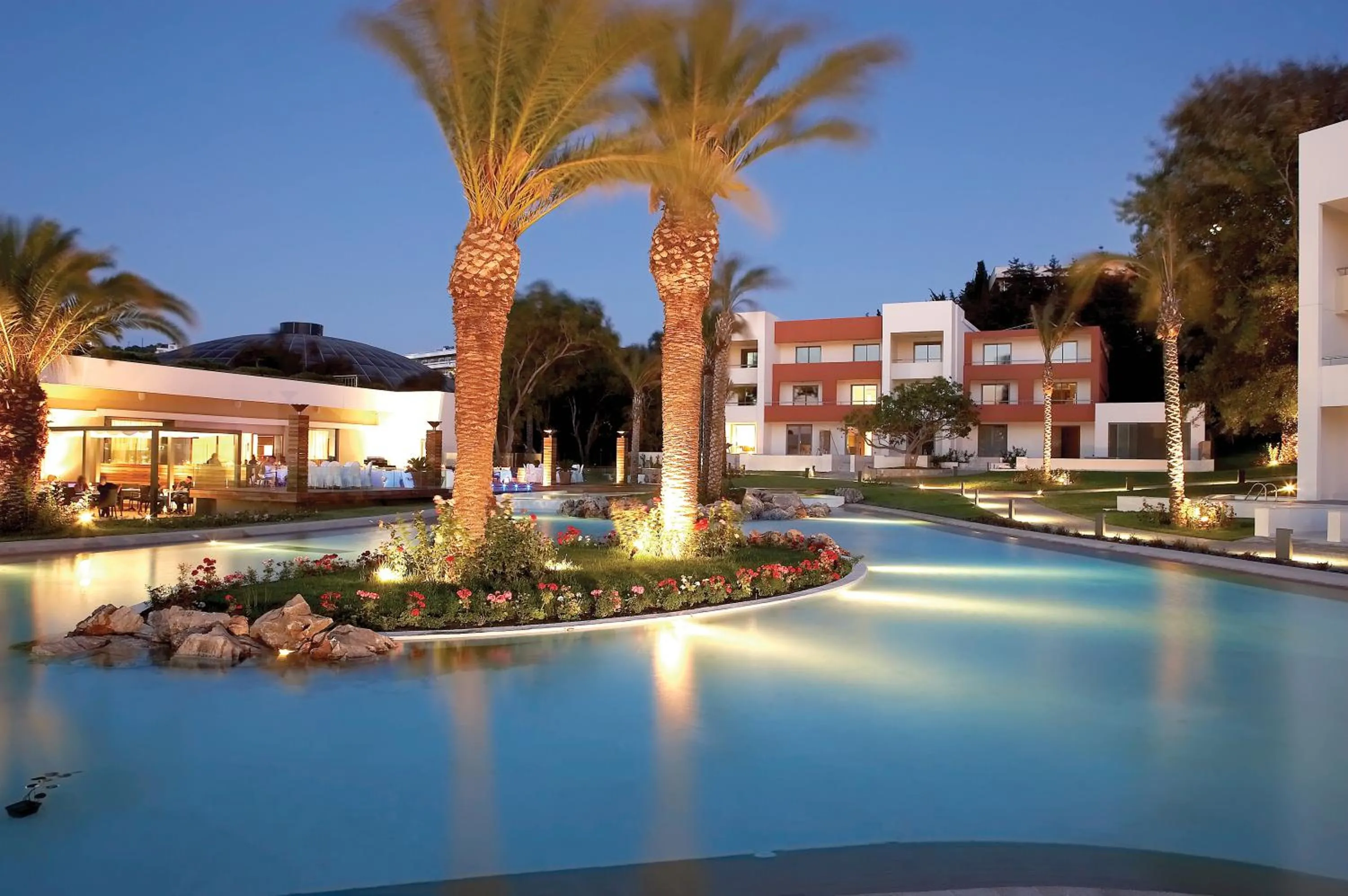 Property building in Rodos Palace Hotel