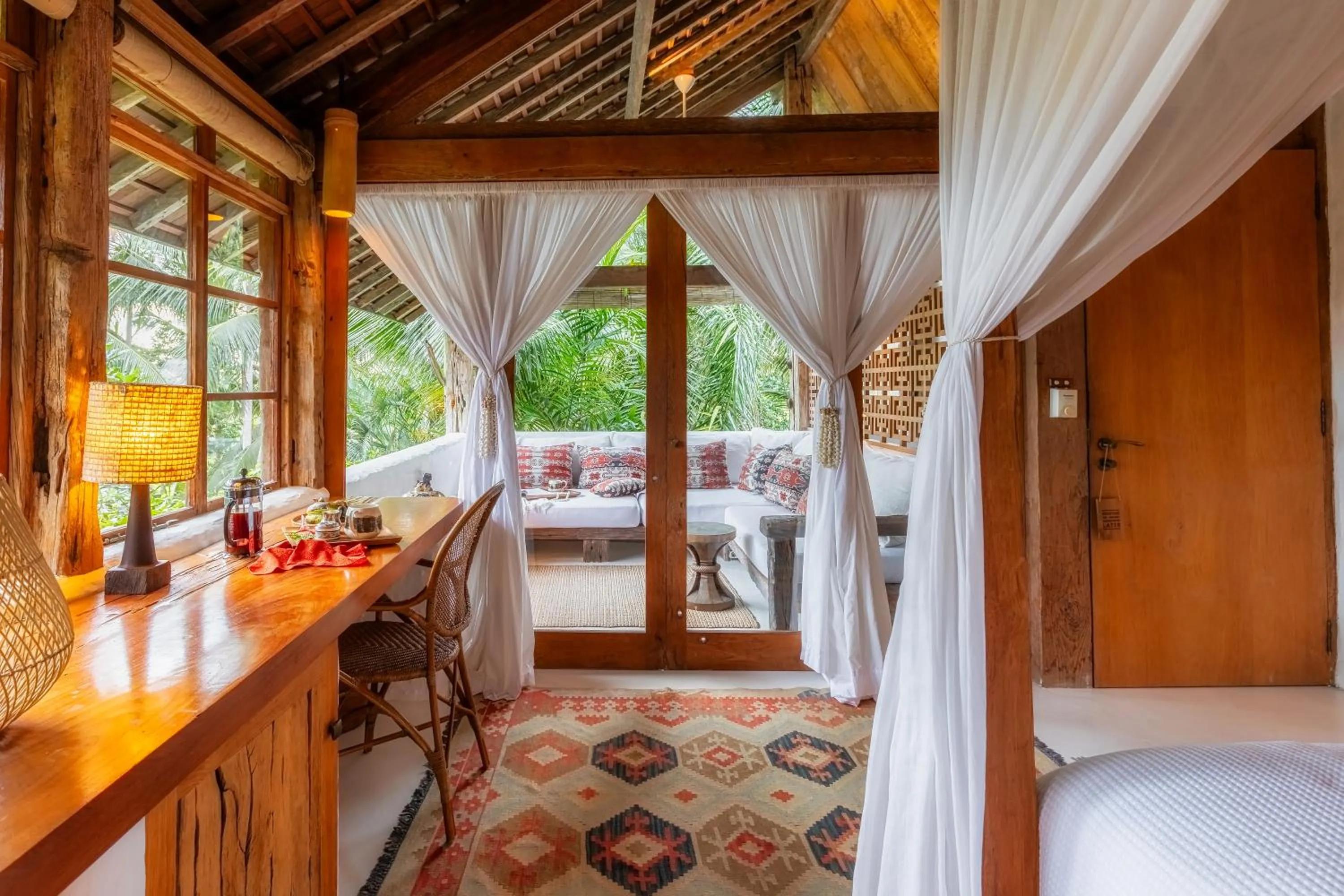 Balcony/Terrace, Bed in Stone House