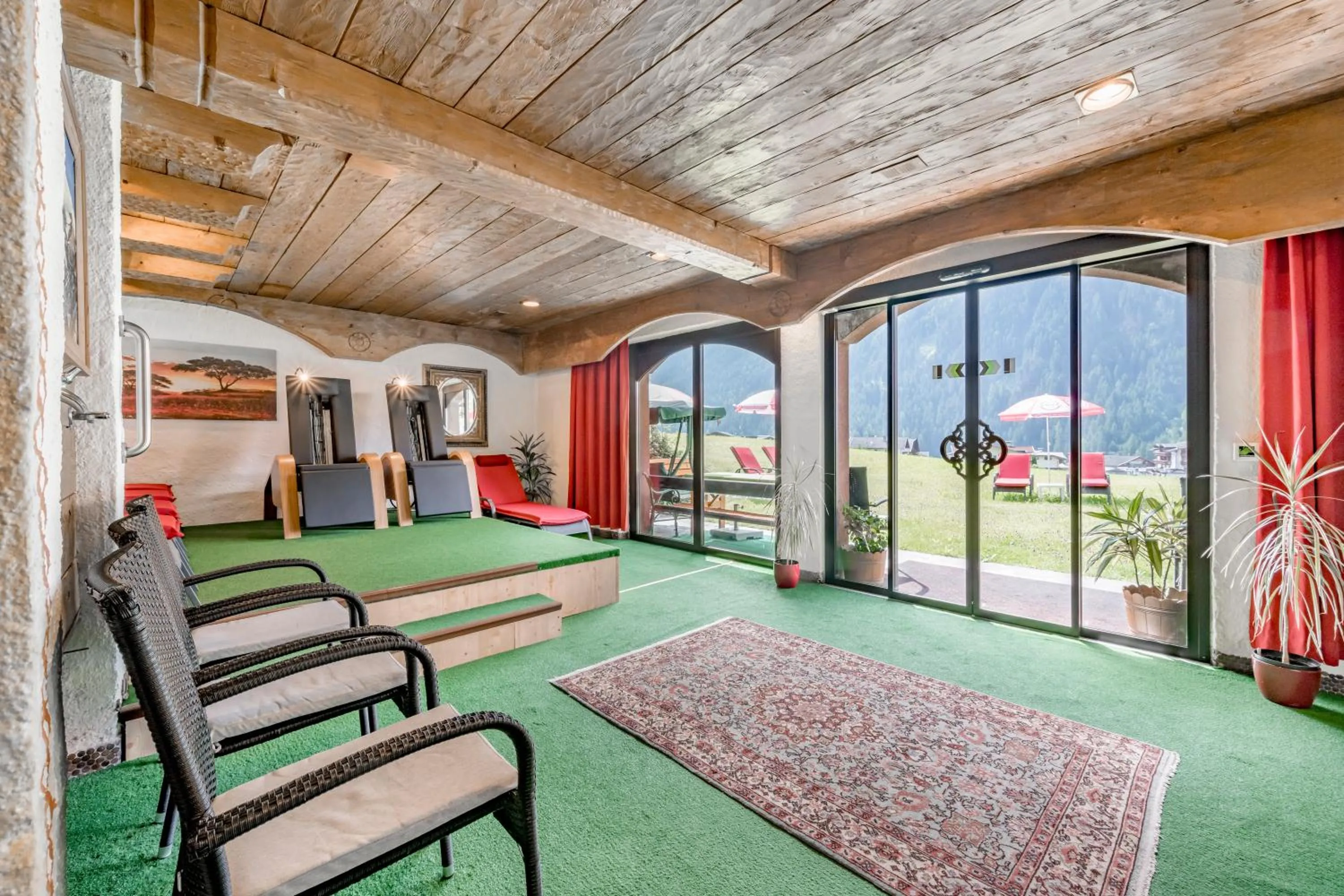 Sauna in Hotel Almhof