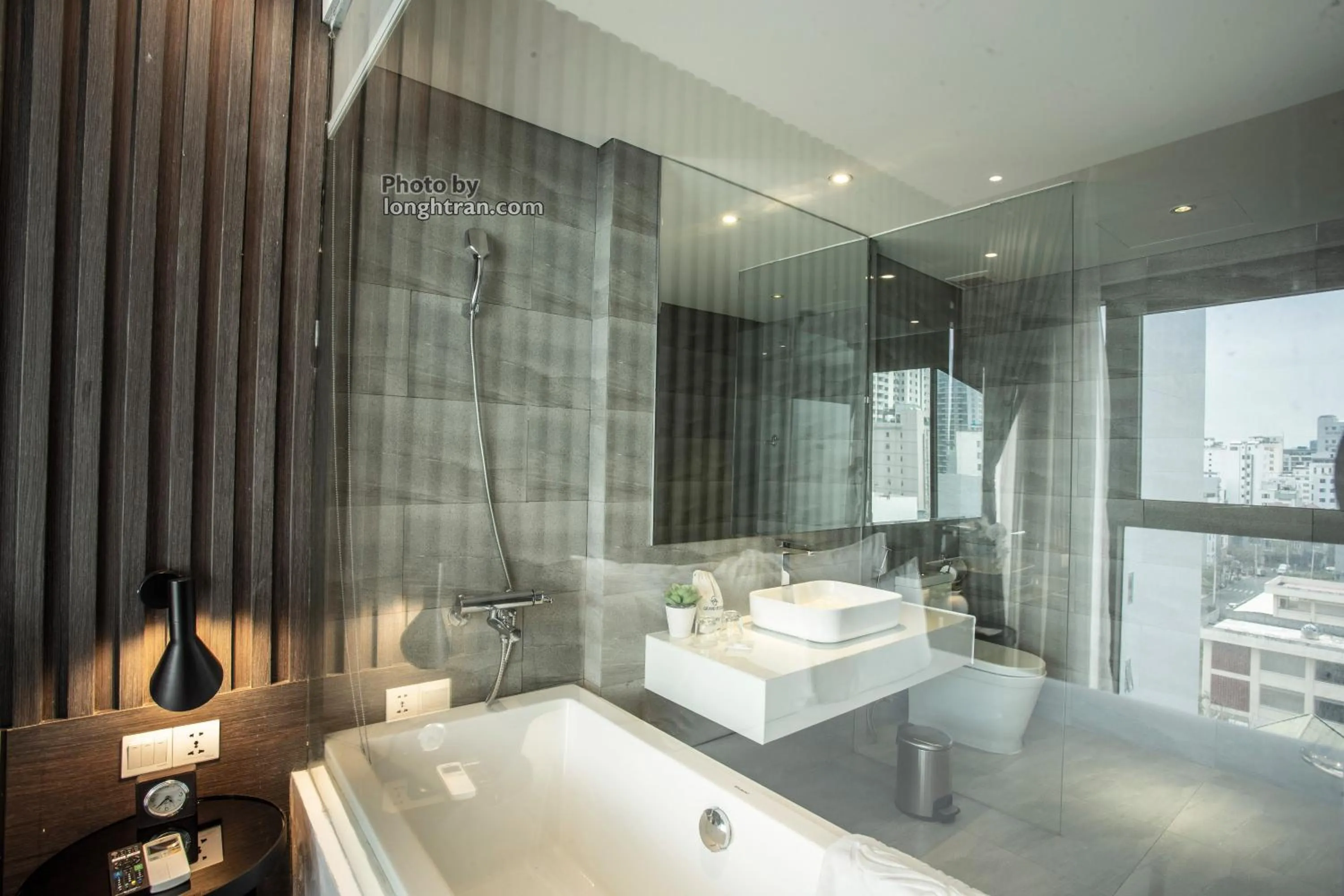 Property building, Bed in Grand Ocean Luxury Boutique - Infinity Rooftop Pool