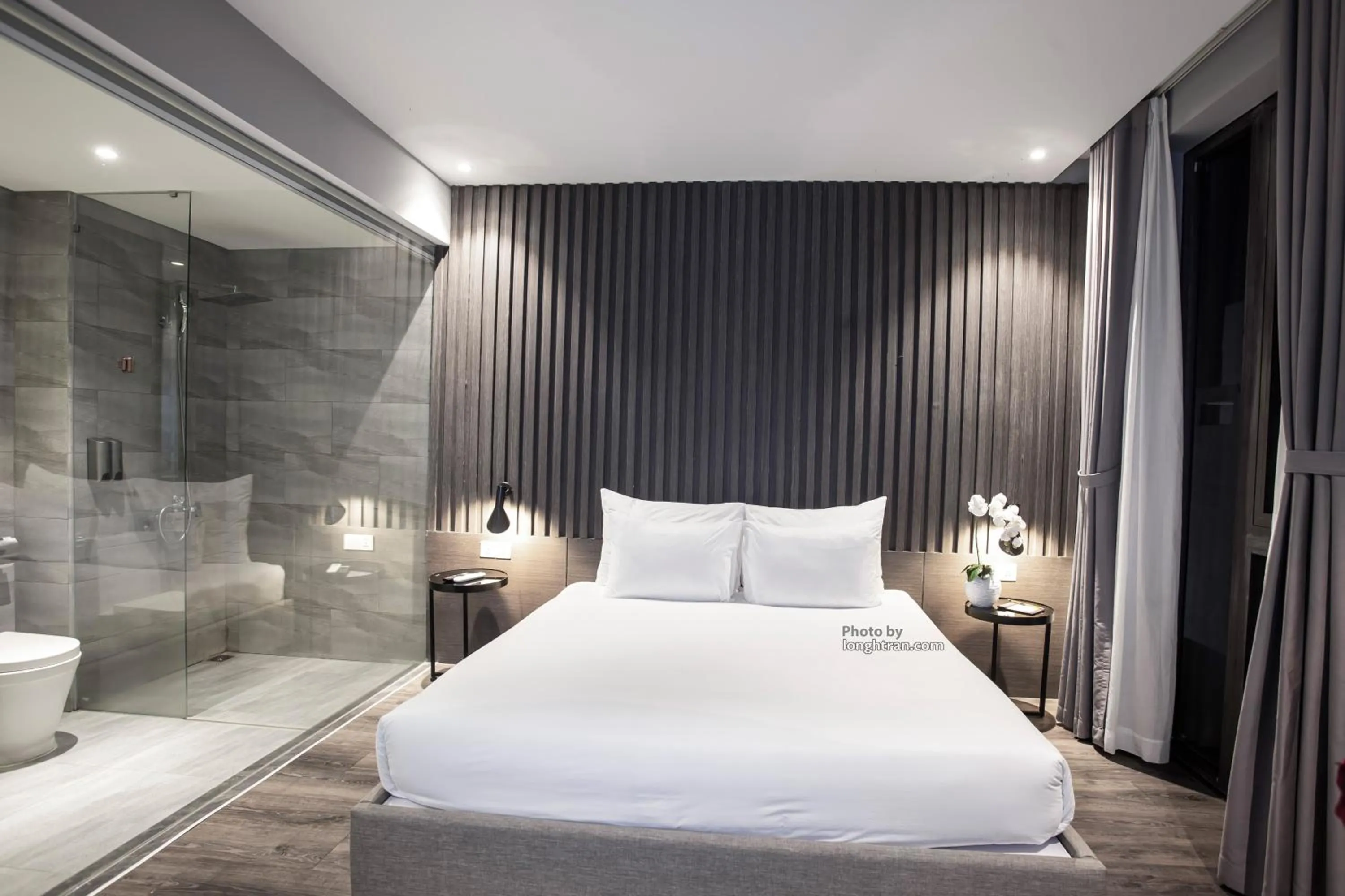 Property building, Bed in Grand Ocean Luxury Boutique - Infinity Rooftop Pool