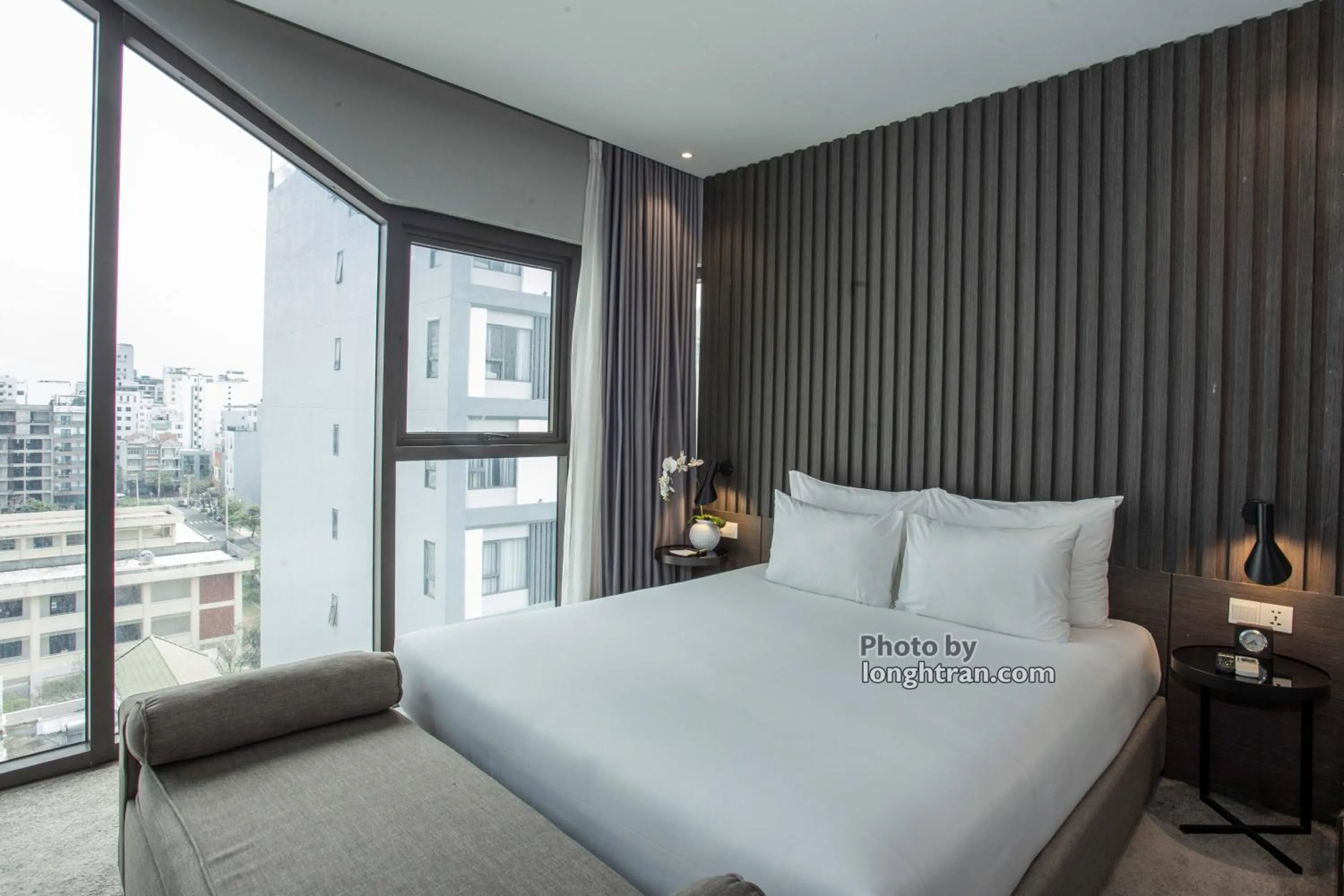 Property building, Bed in Grand Ocean Luxury Boutique - Infinity Rooftop Pool