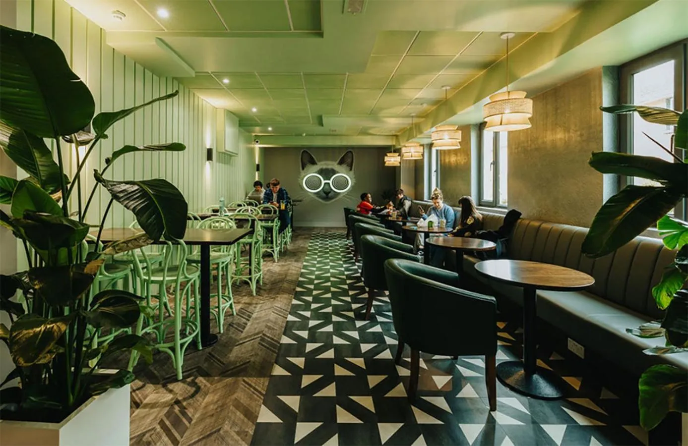 Dining area in Kinlay Hostel Eyre Square - Best Hostel in Ireland 2025