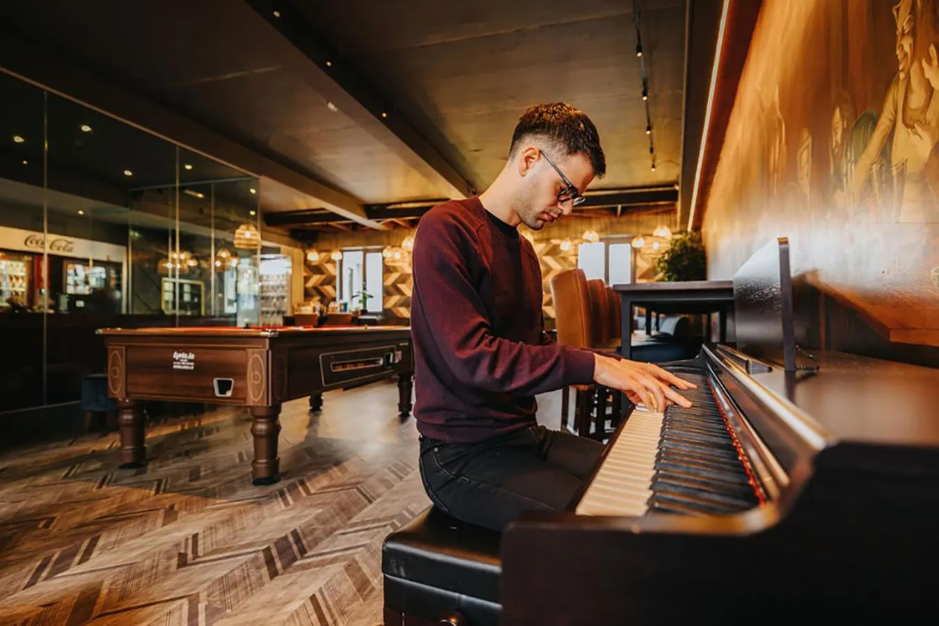 Communal lounge/ TV room in Kinlay Hostel Eyre Square - Best Hostel in Ireland 2025